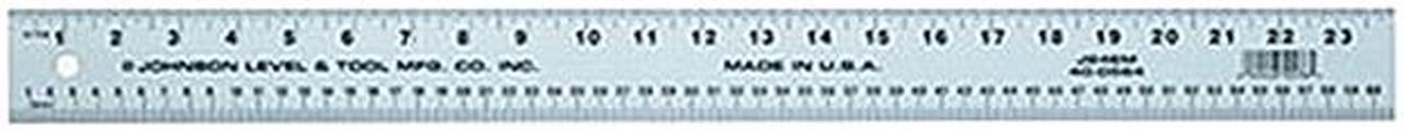 Main image of 36" Aluminum Inch/Metric Straight Edge - 1/8 & 1/16; mm