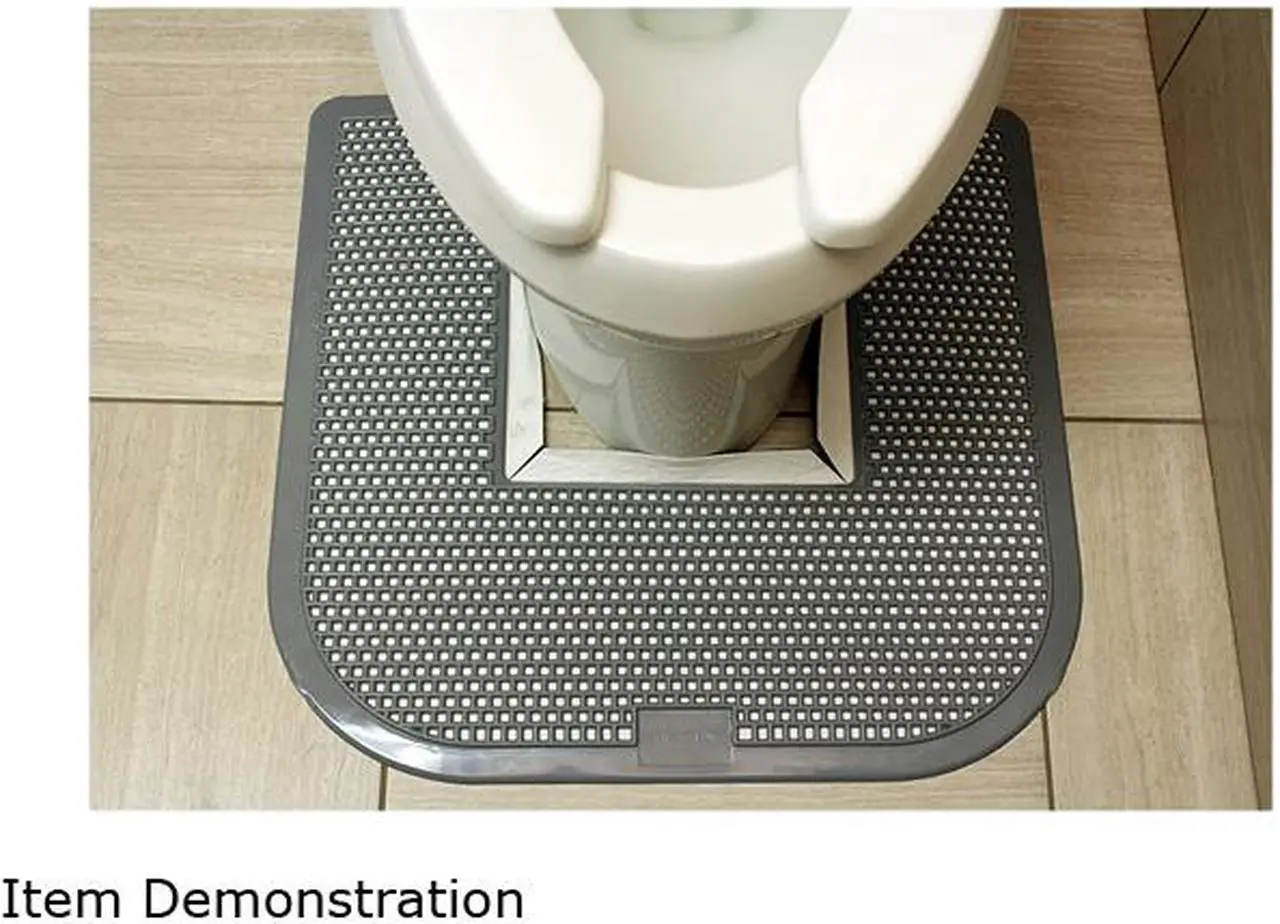 Alt view image 2 of 2 - Impact Products IMP 1550 Disposable Toilet Floor Mat, Nonslip, Orchard Zing Scent, 23 x 21-5/8, Gray, 6/Carton