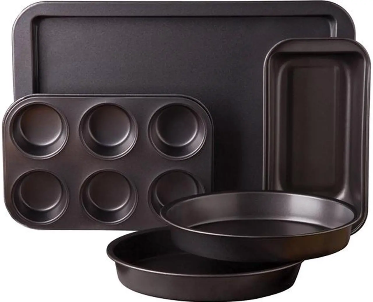 Main image of Sunbeam 76893.05 Kitchen Bake 5-Piece Bakeware Set, Carbon Steel