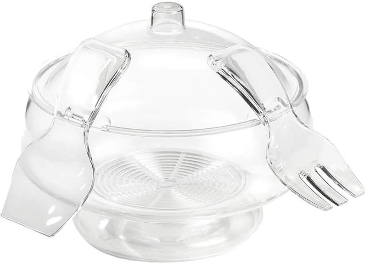 Main image of Prodyne Salad On Ice Acrylic With Dome Lid Crystal Clear