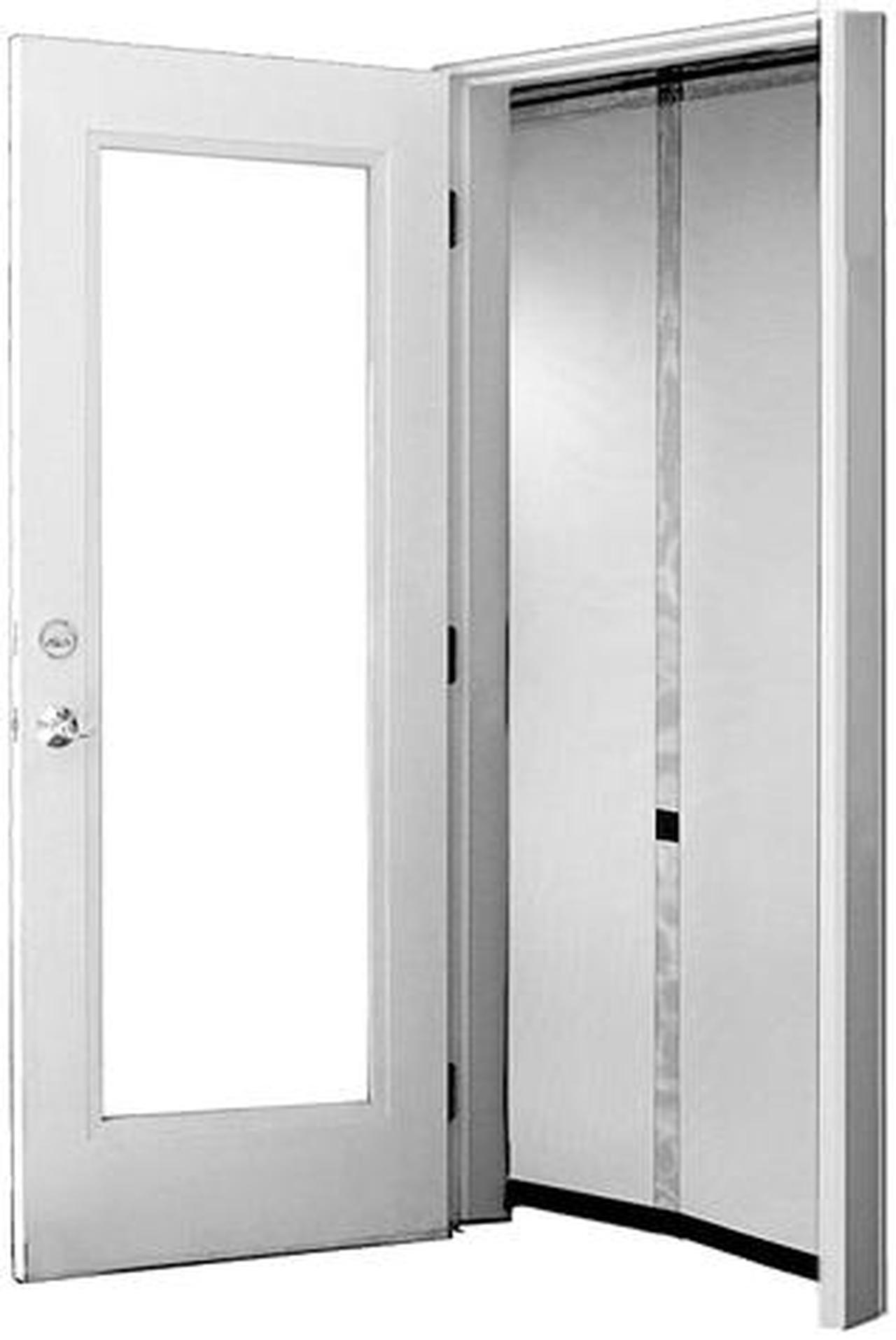 Main image of Bug Off Instant Screen 72"R 72" X 80" French Reversible Bug Off Instant Screen Door