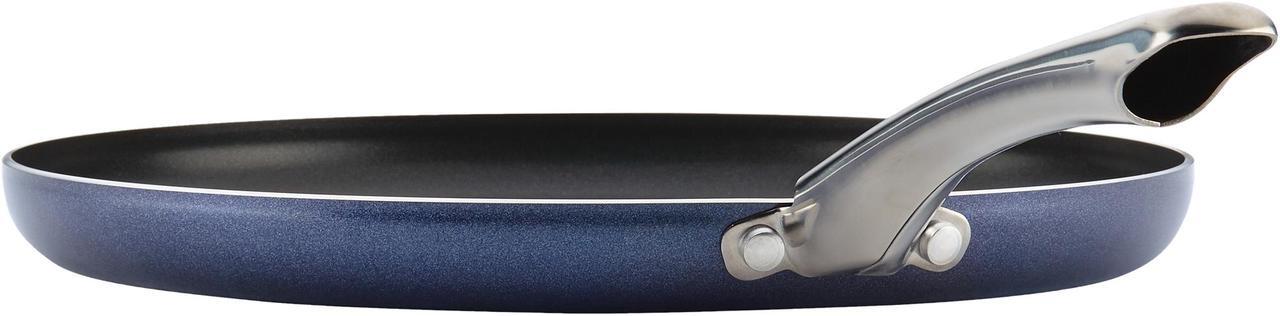 Alt view image 2 of 2 - Farberware Luminescence Aluminum Nonstick Round Griddle, 12-Inch, Sapphire Shimmer