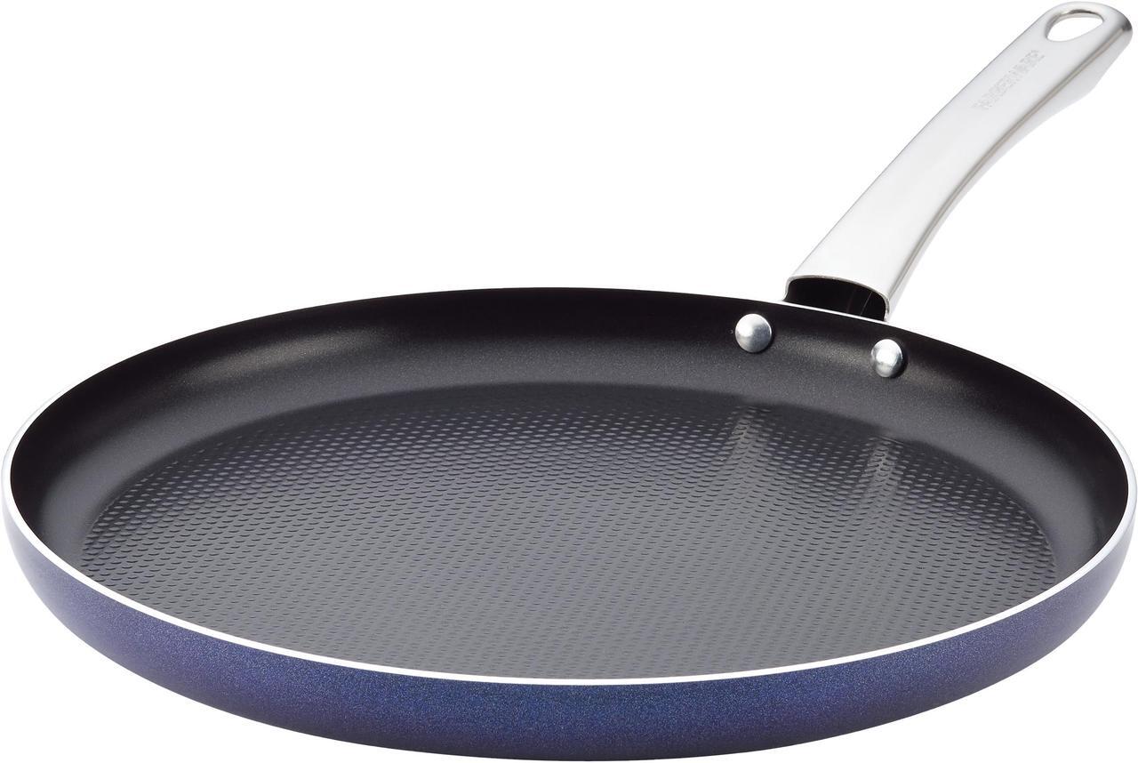 Main image of Farberware Luminescence Aluminum Nonstick Round Griddle, 12-Inch, Sapphire Shimmer