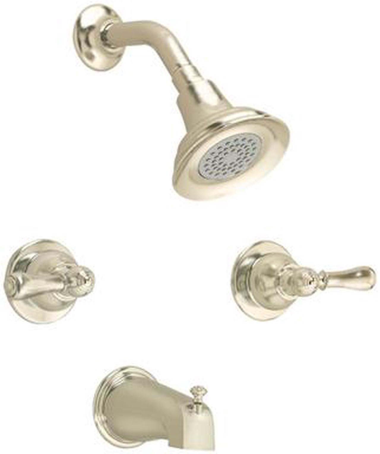 Main image of American Standard 7220.732.295 Hampton 2-Handle Bath/Shower Faucet - Satin Nickel