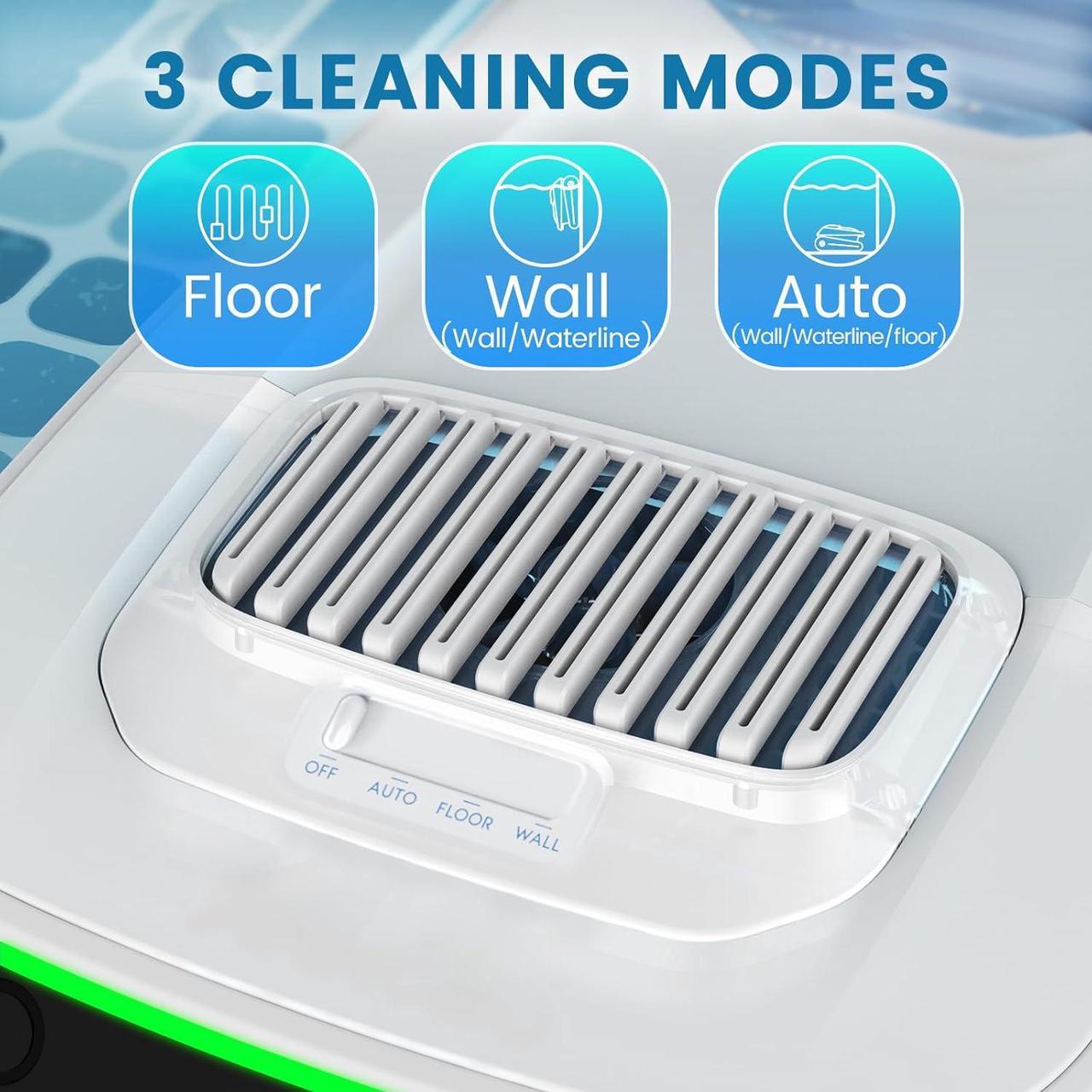 Alt view image 6 of 9 - AIRROBO PC10 Cordless Robotic Pool Cleaner, Smart Navigation, Wall & Waterline Cleaning, Above Ground & Inground Pools up to 1829 Sq. Ft.