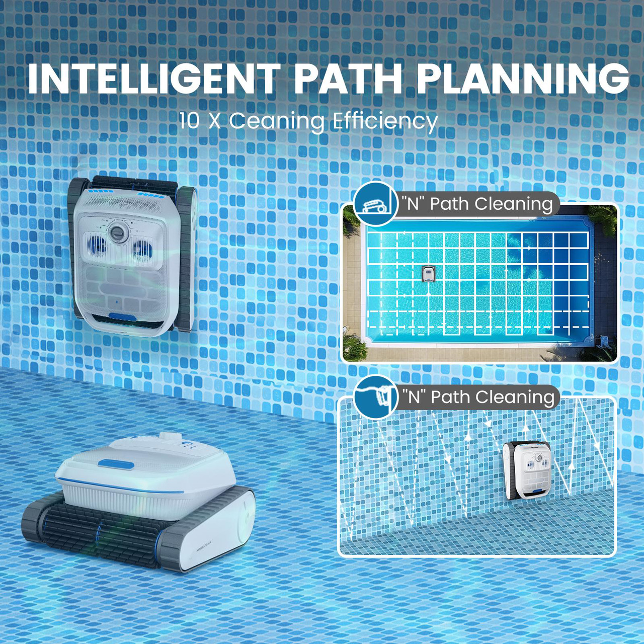 Open Box: AIRROBO All-In-1 Pool Cleaner + Surface Skimmer (Floor, Walls, Waterline and Surface Cleaning),150min Runtime - Newegg.com - Open Box condition - Image 29
