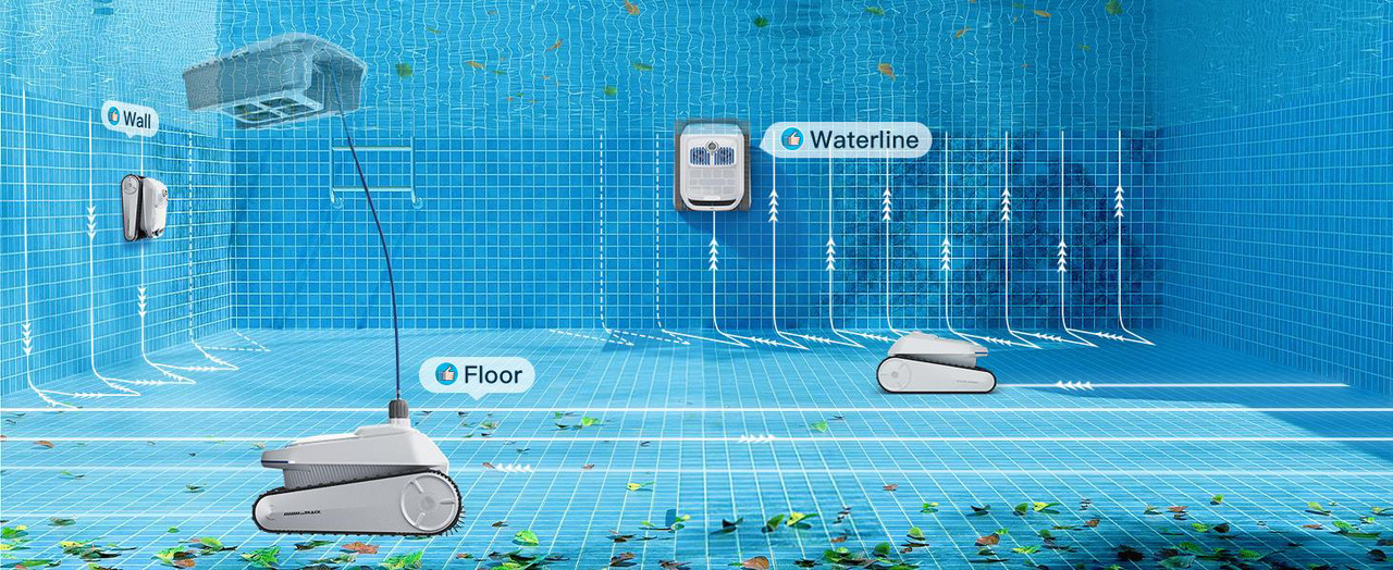 Open Box: AIRROBO All-In-1 Pool Cleaner + Surface Skimmer (Floor, Walls, Waterline and Surface Cleaning),150min Runtime - Newegg.com - Open Box condition - Image 40