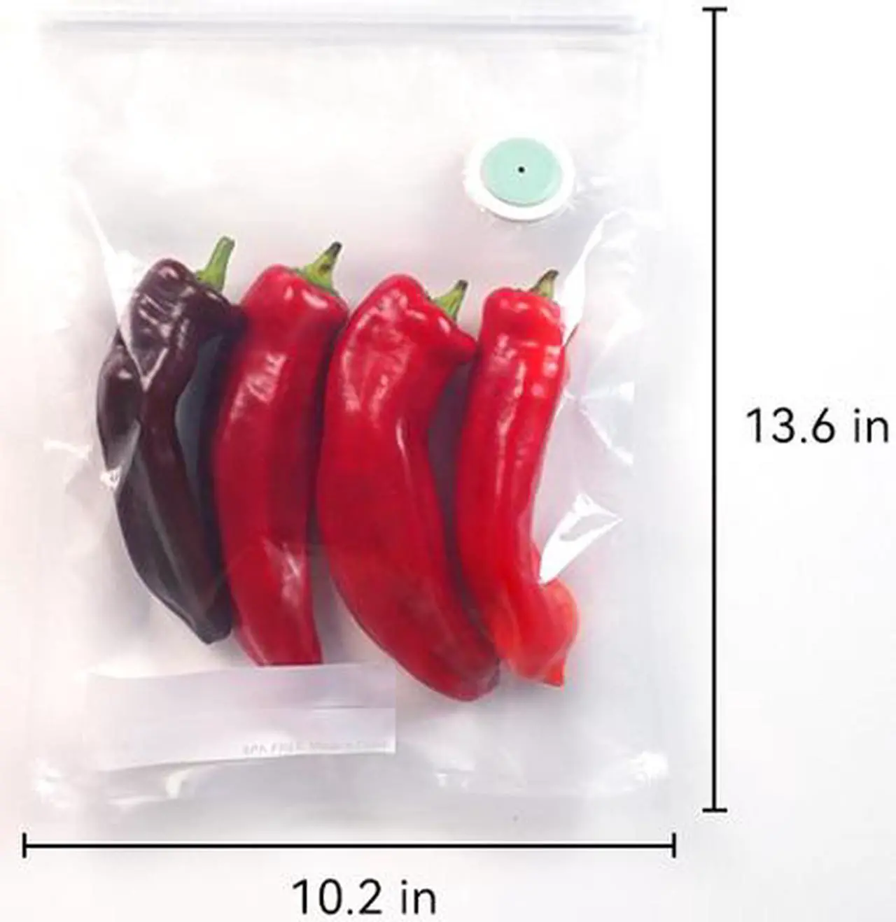 Alt view image 5 of 14 - FONTAL Vacuum Reusable Food Sealer Bags 12 Pack (Size: 7.9" x 8.9" and 10.2" x 13.6" and 11.8" x 19.1") Electric Vacuum Not included