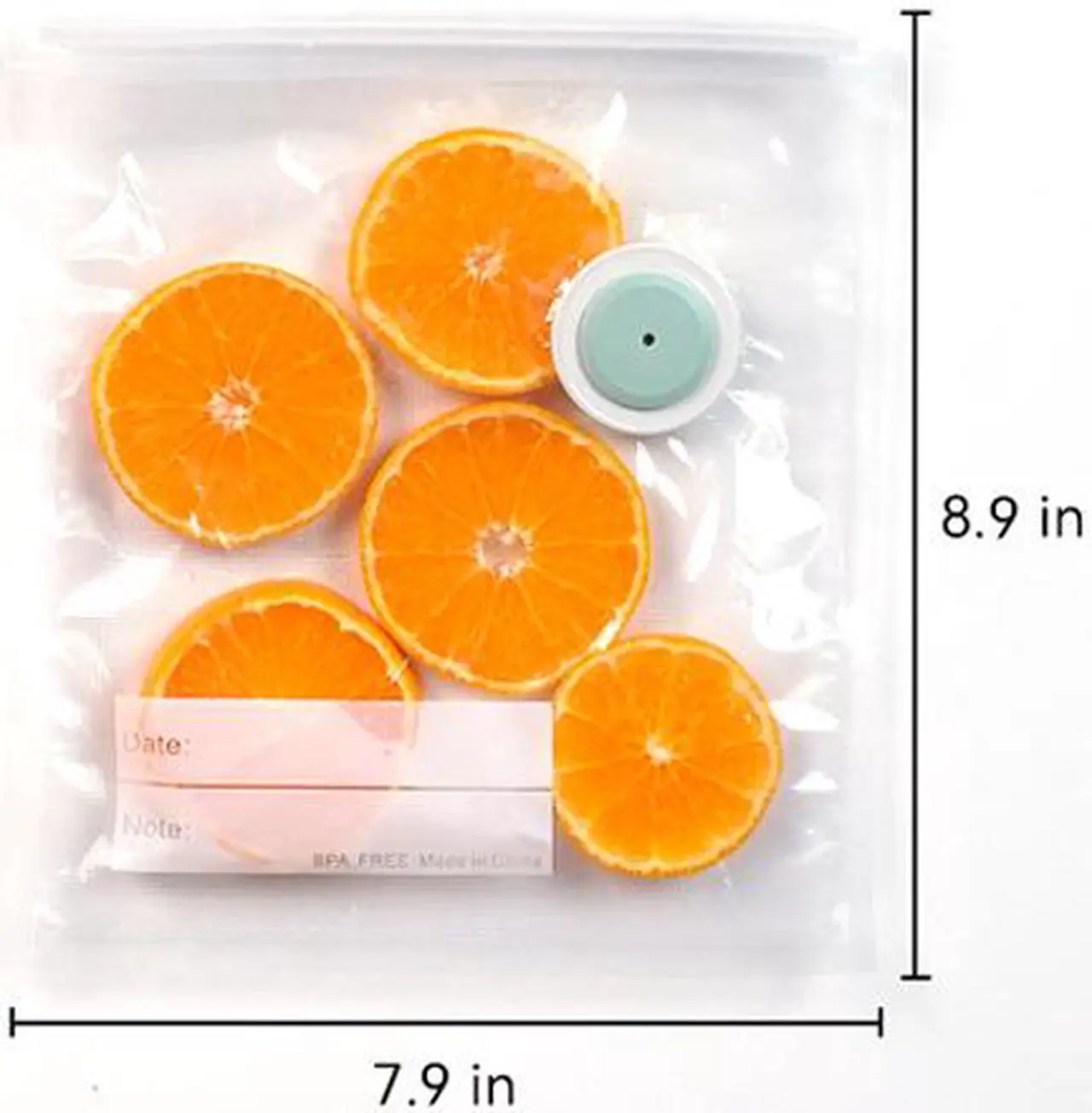 Alt view image 3 of 14 - FONTAL Vacuum Reusable Food Sealer Bags 12 Pack (Size: 7.9" x 8.9" and 10.2" x 13.6" and 11.8" x 19.1") Electric Vacuum Not included