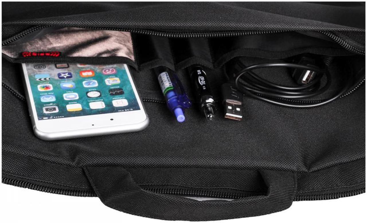 Alt view image 7 of 7 - V7 14.1" Slim Laptop Case  CTK14-BLK