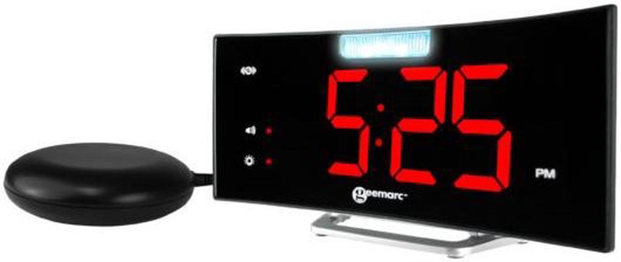 Geemarc Wake'N'Shake Curve Alarm Clock  WNSCURVE