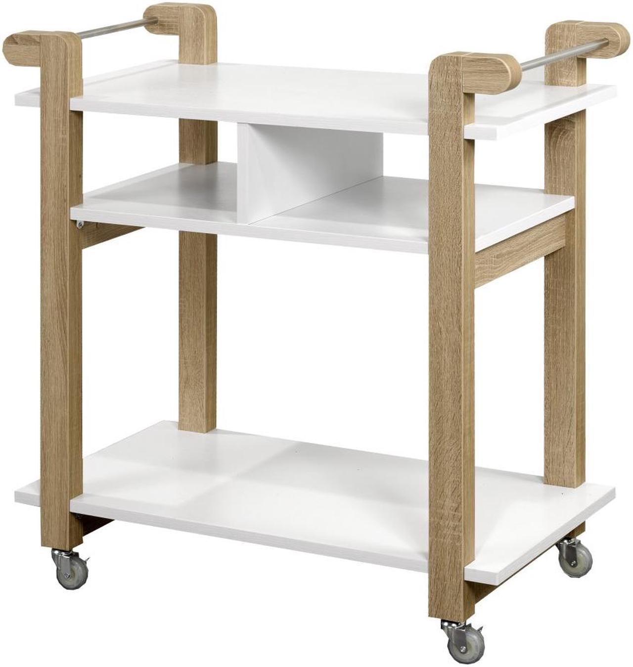 Brassex Multi-Tier Kitchen Cart - White  (202729)