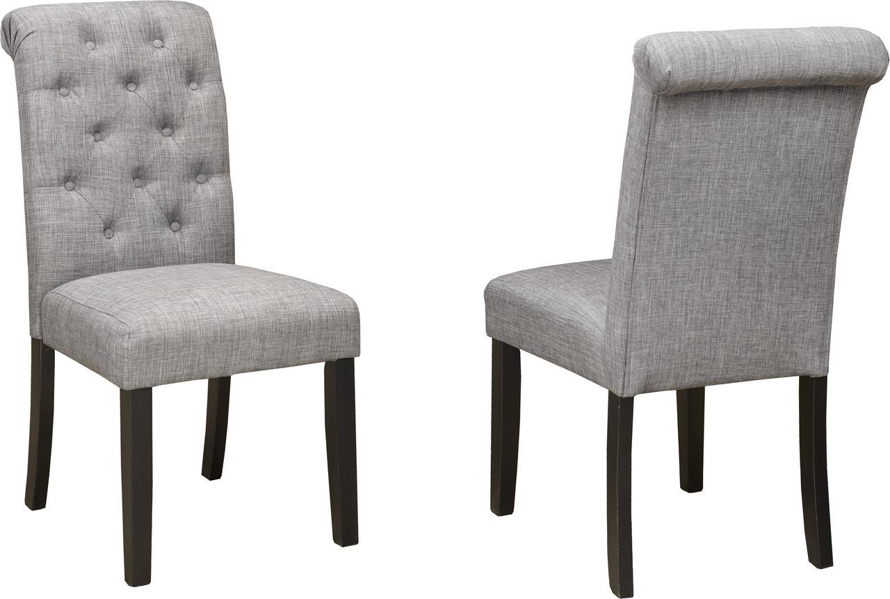 Brassex Tinga Dining Chair - Set of 2  - Grey  (638-22 GR)