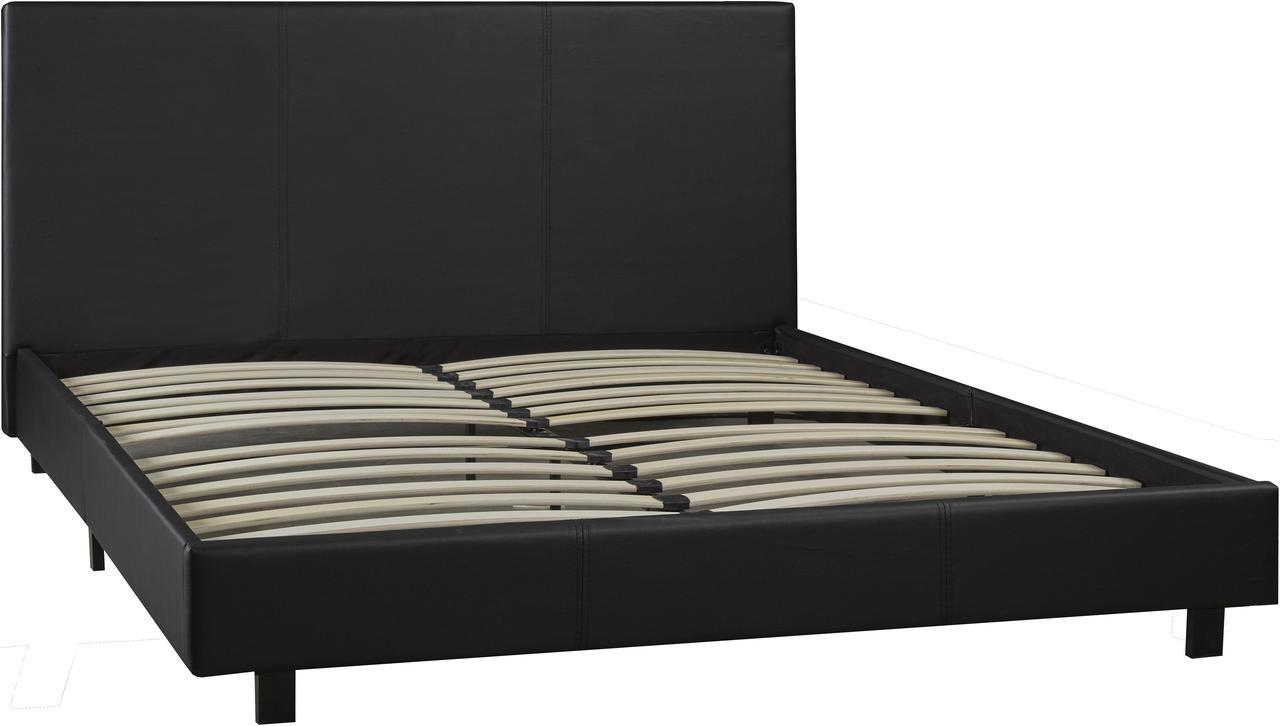 Brassex Queen Platform Bed - Black  (3032 Q BLK)