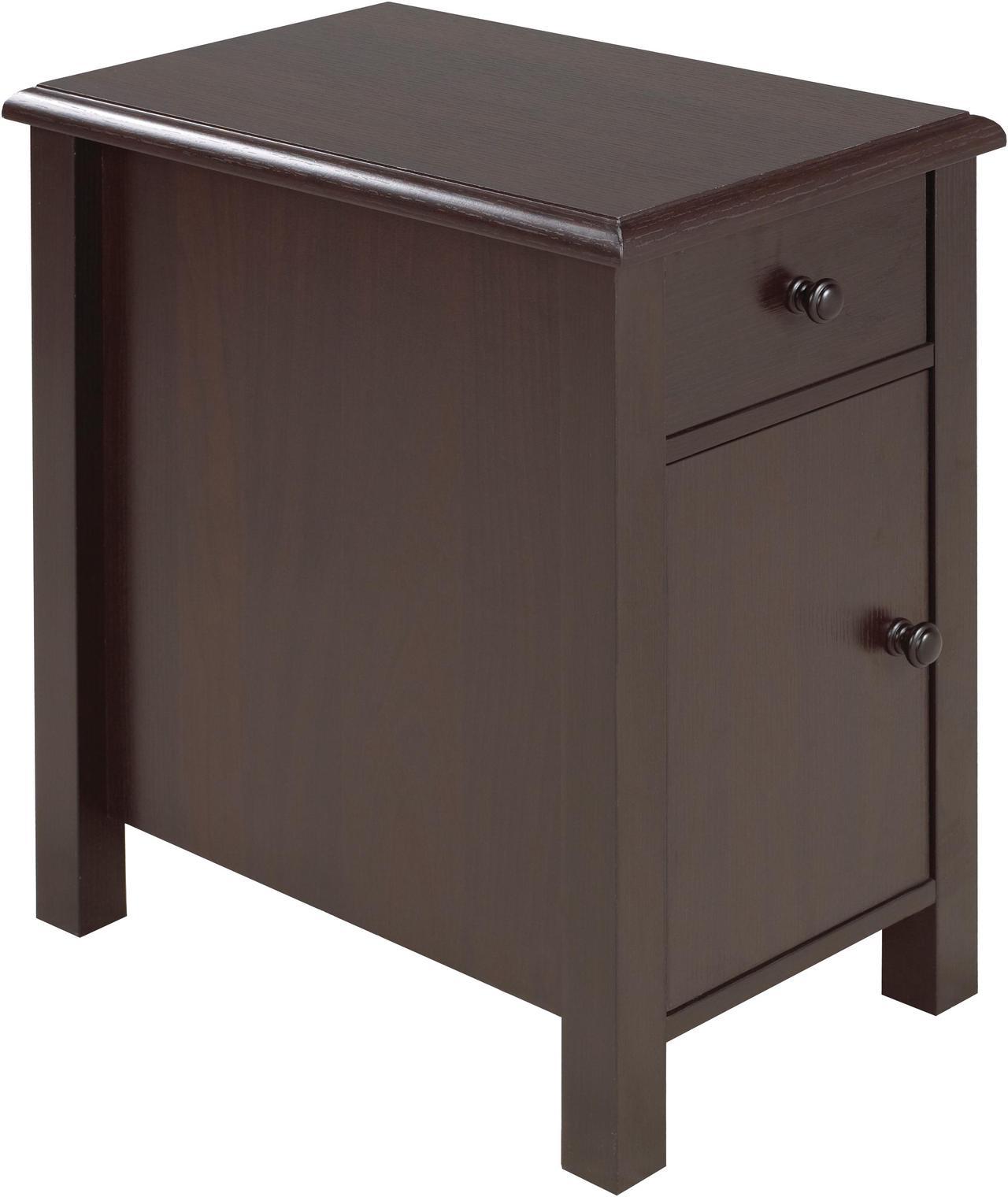 Brassex Telephone Stand with Storage - Dark Cherry  (172090 RC)