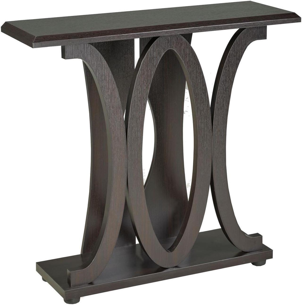 Brassex Harper Console Table, Dark Cherry