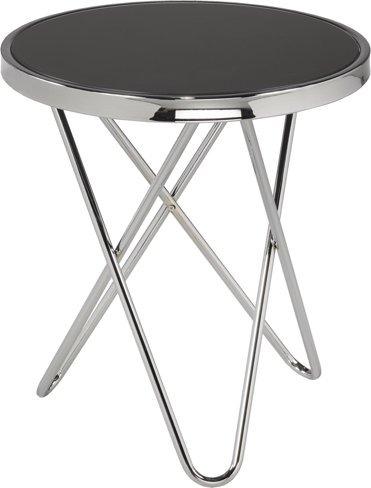 Brassex Avery Accent Table - Silver  (103-CR)