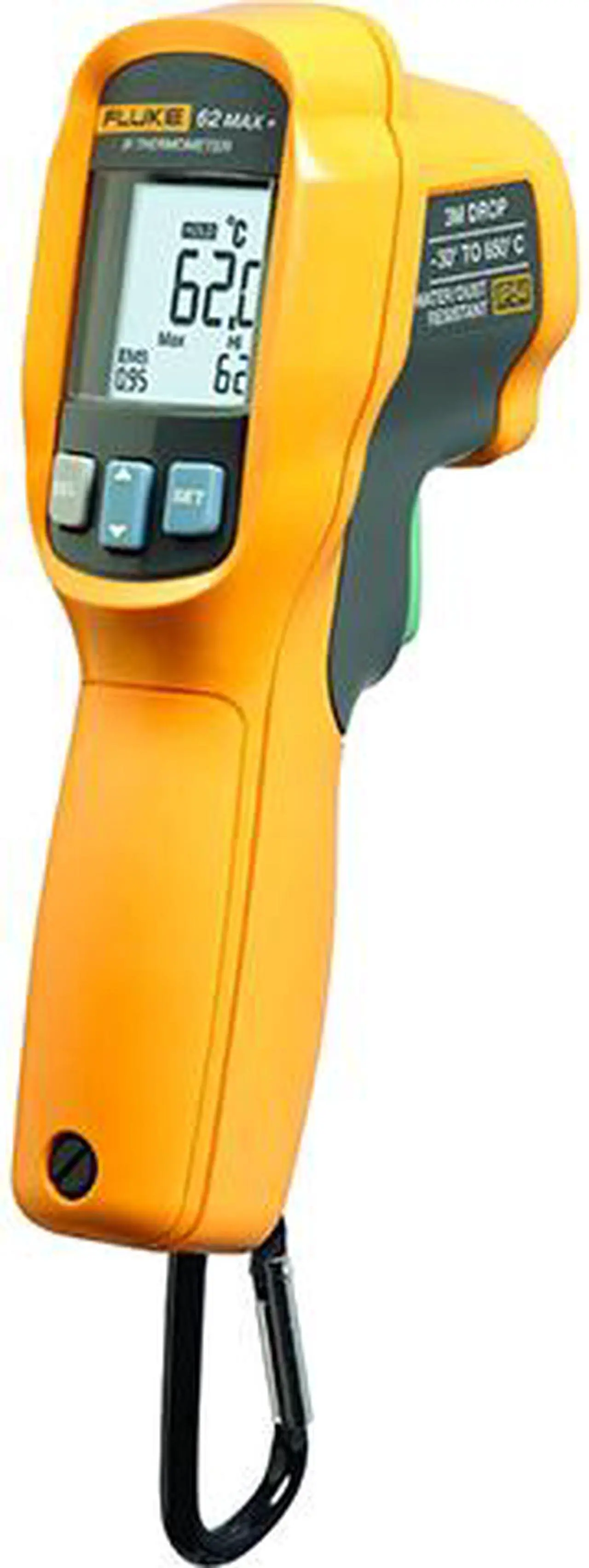 Main image of Fluke Networks FLUKE-62 MAX + Infrared Thermometer (Not for human temp), -20 to +1202 Degree F Range