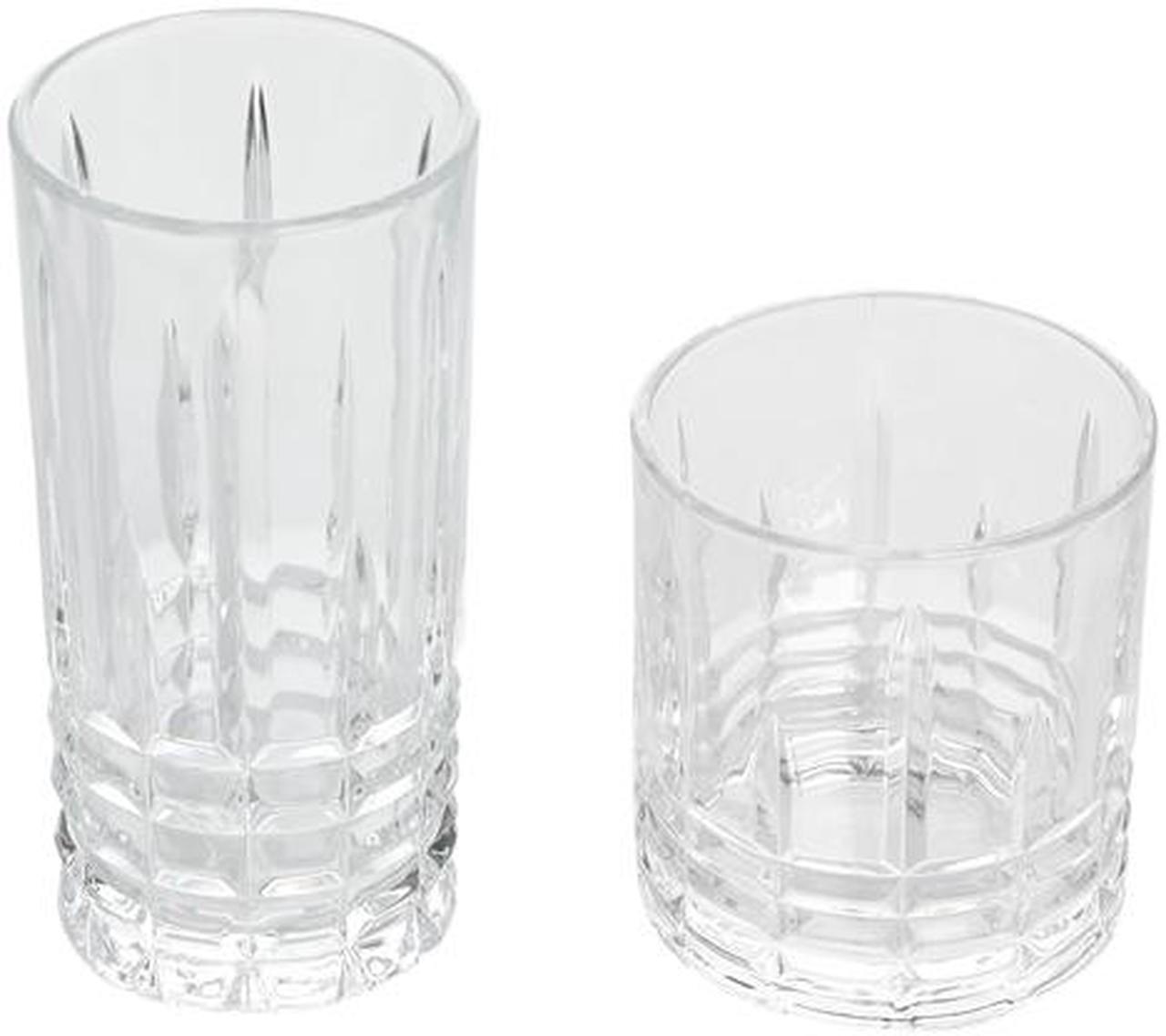 Alt view image 4 of 6 - Gibson Home Jewelite 16 Piece Tumbler and Double Old Fashioned Glass Set