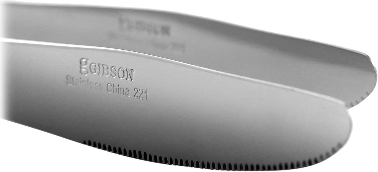 Alt view image 4 of 6 - Gibson Home Classic Profile 36 Piece Stainless Steel Dinner Knife Set