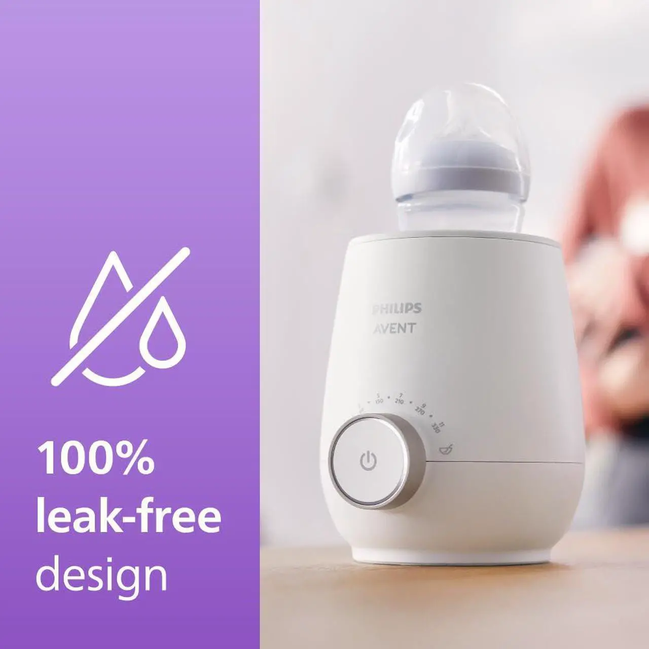 Alt view image 3 of 7 - Philips Avent Fast Baby Bottle Warmer with Smart Temperature Control and Automatic Shut-Off SCF358/00