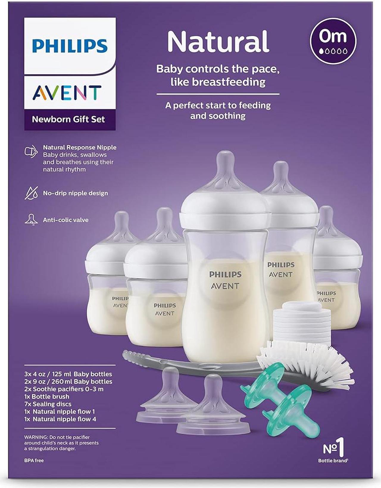 Alt view image 15 of 15 - Philips Avent Natural Baby Bottle Newborn Baby Gift Set, SCD838/02