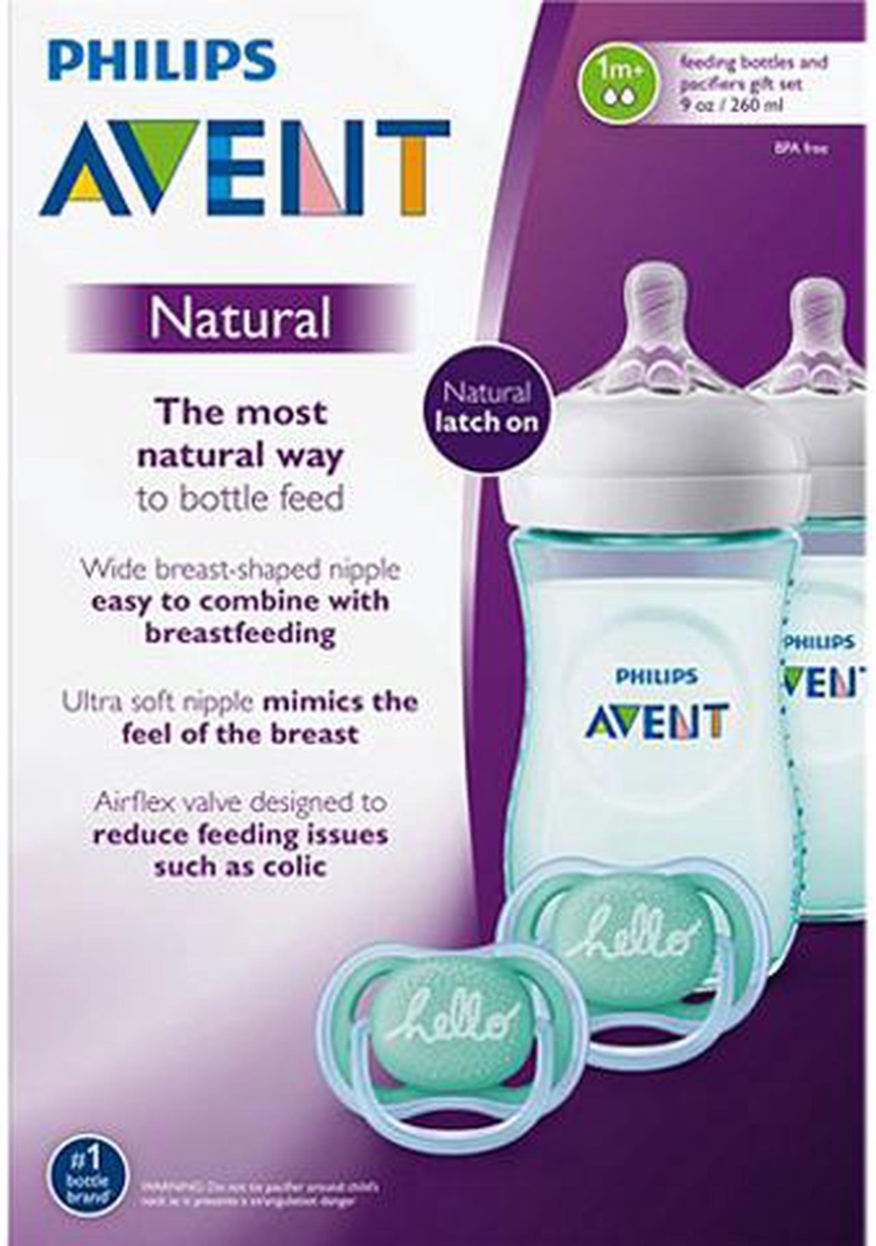 Alt view image 7 of 8 - Philips Avent Natural Baby Bottle Teal Baby Gift Set SCD113/24