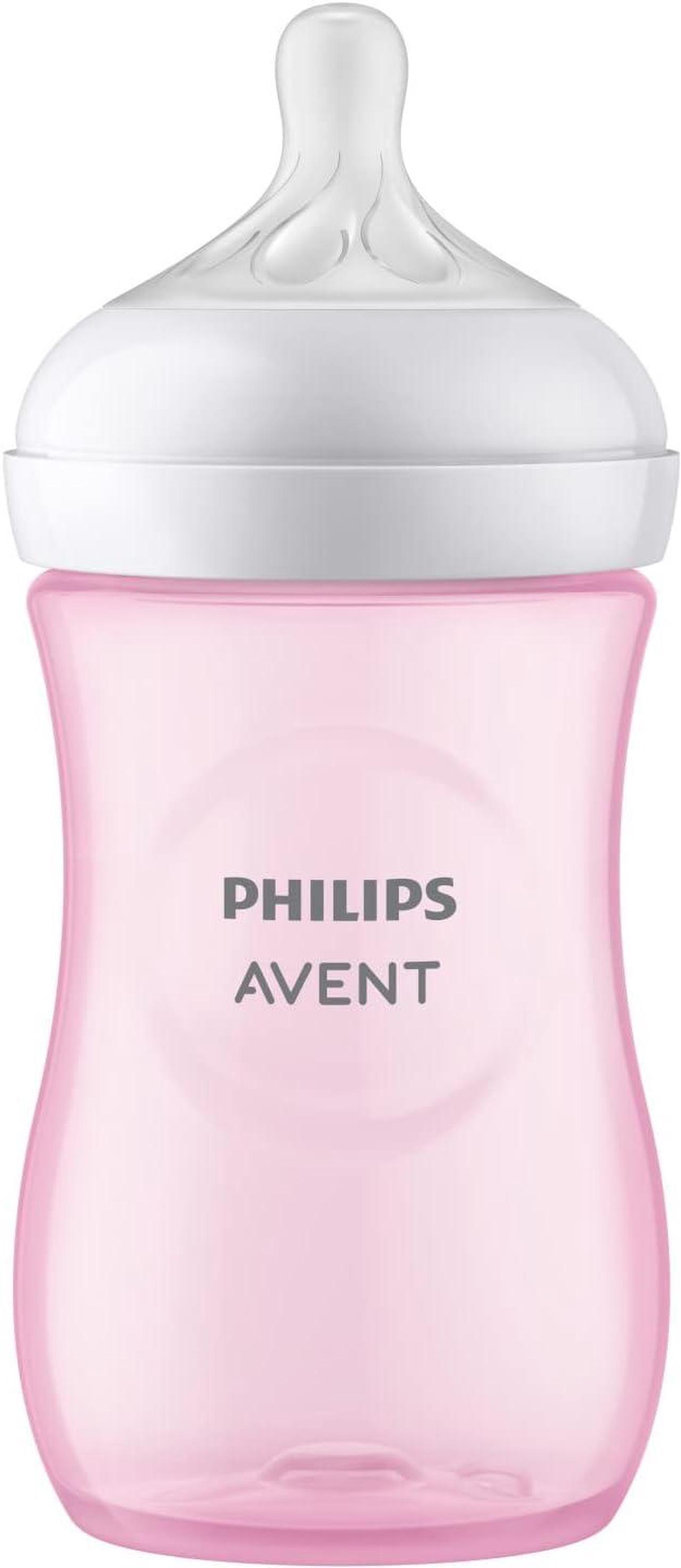 Alt view image 14 of 17 - Philips Avent Natural Baby Bottle With Natural Response Nipple, Pink, 9oz, 3pk, SCY903/13