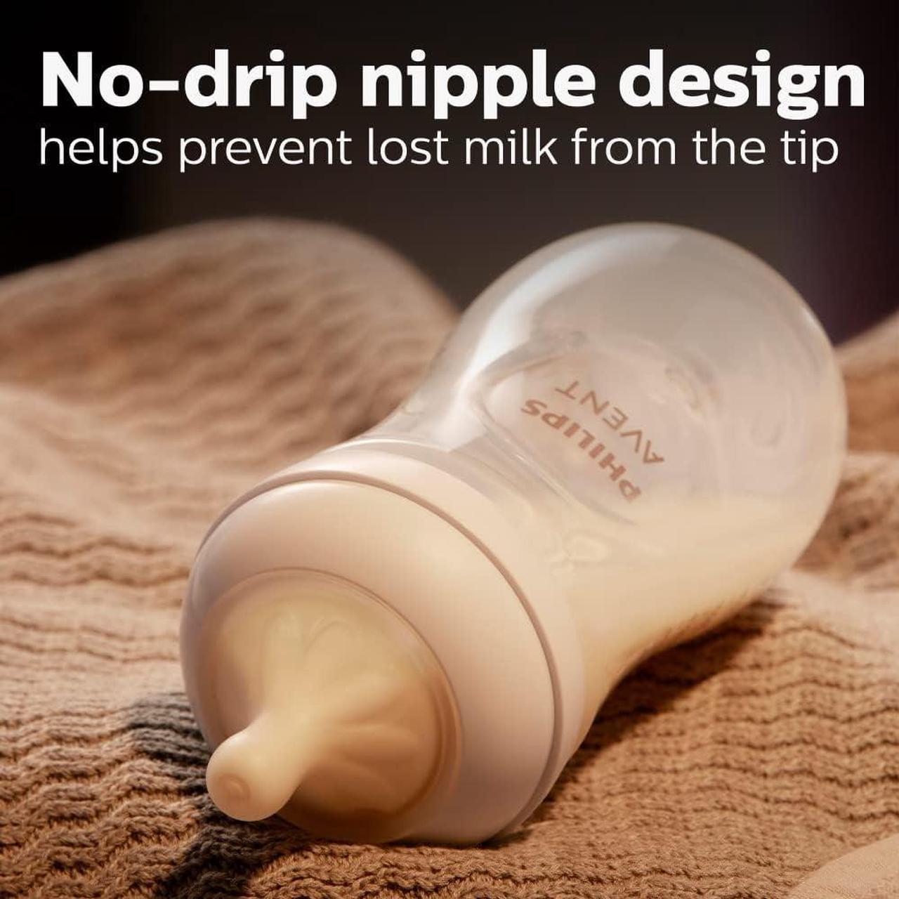Alt view image 5 of 17 - Philips Avent Natural Baby Bottle With Natural Response Nipple, Pink, 9oz, 3pk, SCY903/13
