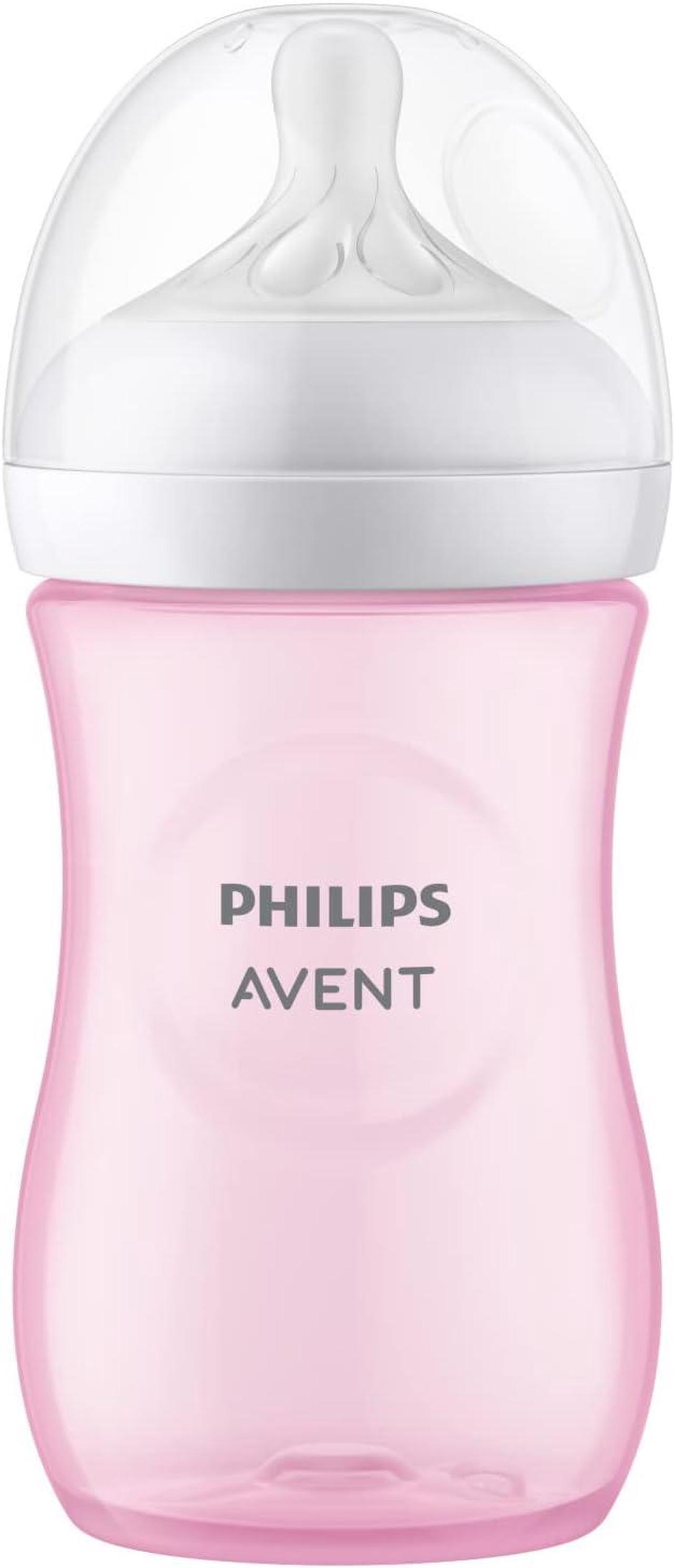 Alt view image 13 of 17 - Philips Avent Natural Baby Bottle With Natural Response Nipple, Pink, 9oz, 3pk, SCY903/13