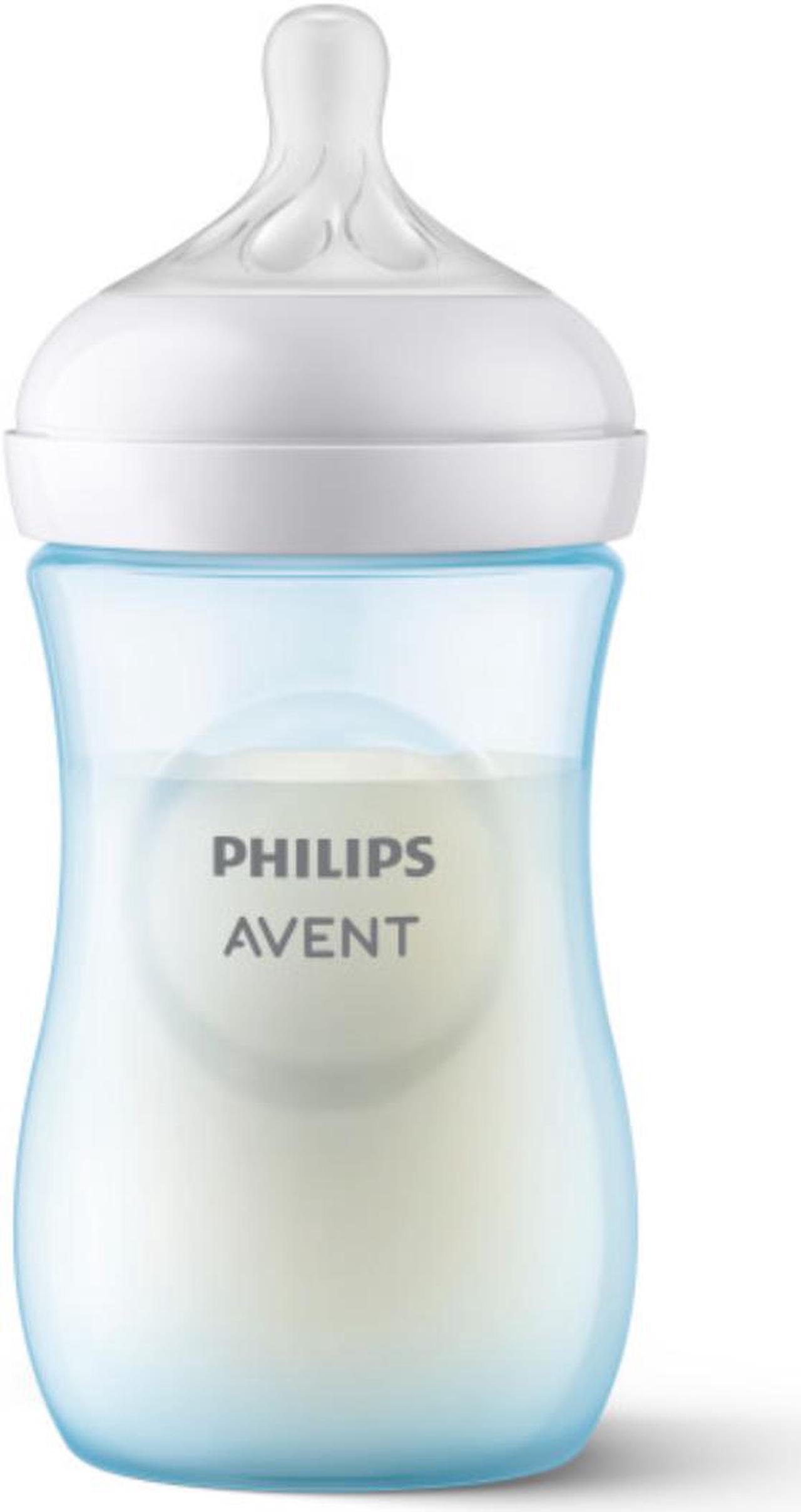 Alt view image 10 of 17 - Philips Avent Natural Baby Bottle With Natural Response Nipple, Blue, 9oz, 3pk, SCY903/23