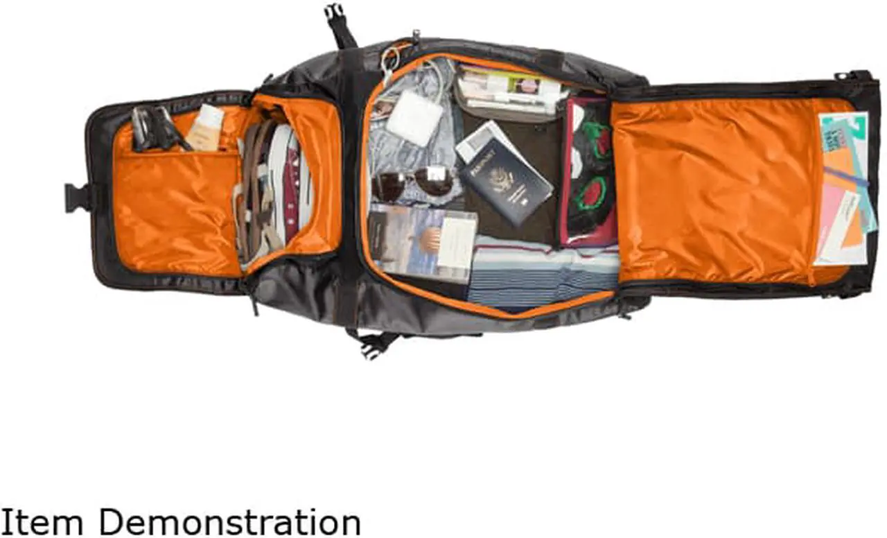 Alt view image 5 of 5 - Timbuk2 Aviator Wheeled Pack Roller Carbon/Carbon 531-6-2201