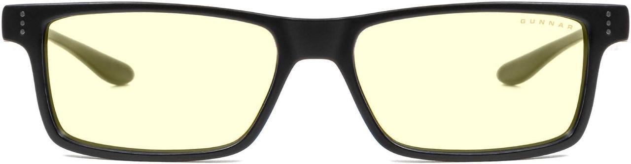 GUNNAR CRUZ Youth Glasses Onyx Frame (Amber Lens) Tint 65% Blue Light & 100% UV Protection, CRU-00101