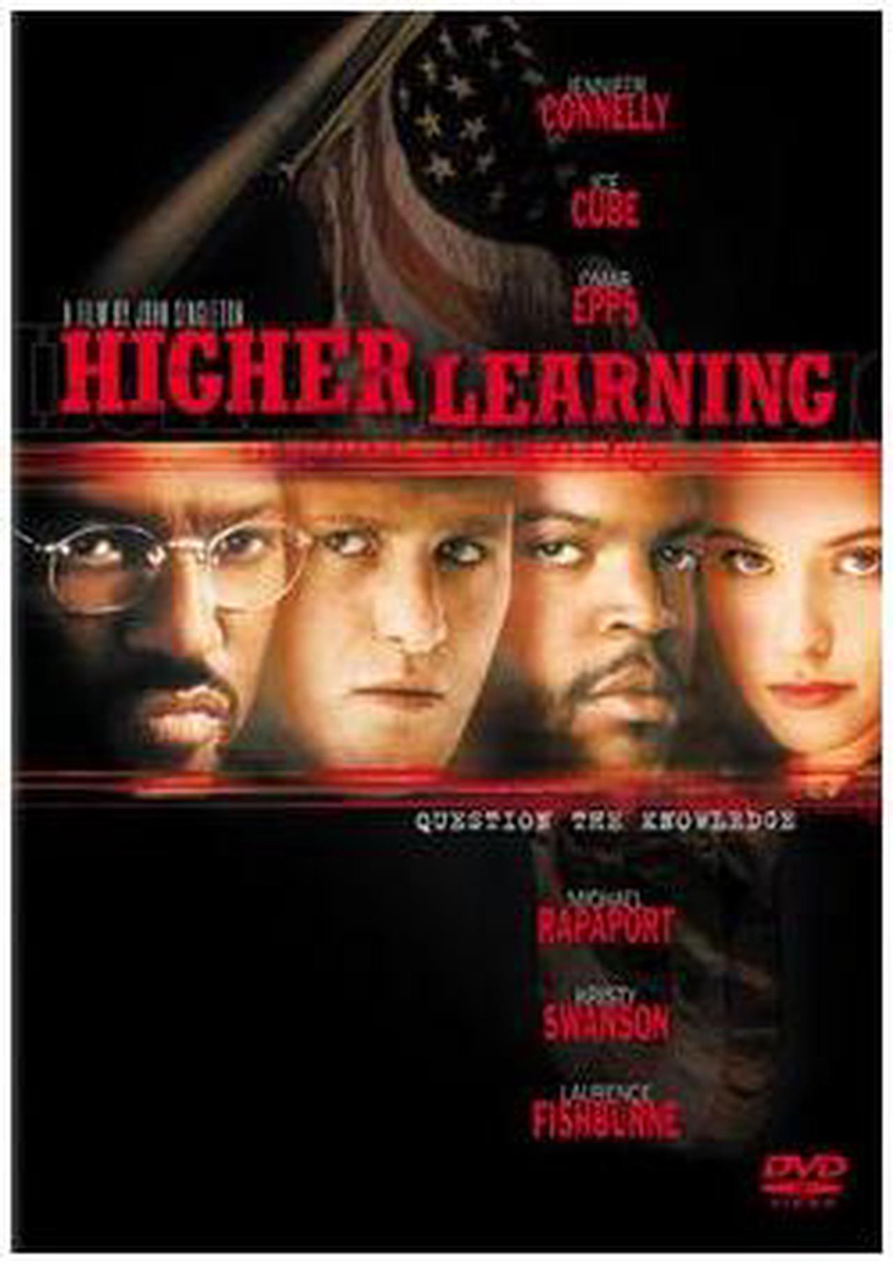 Main image of Higher Learning Omar Epps, Kristy Swanson, Michael Rapaport, Jennifer Connelly, Ice Cube, Jason Wiles, Tyra Banks, Cole Hauser, Laurence Fishburne, Bradford English