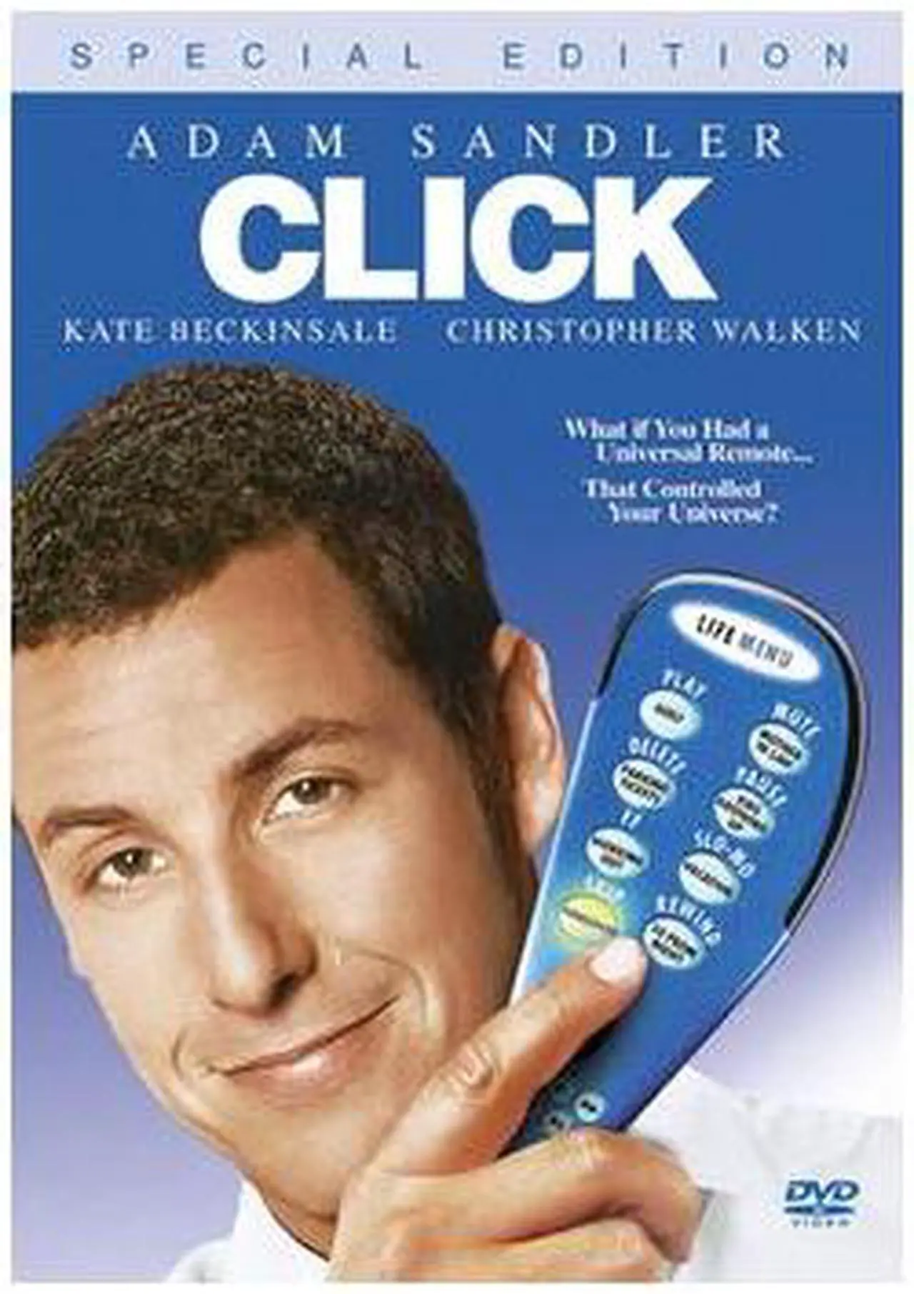 Main image of Click Adam Sandler, Kate Beckinsale, Christopher Walken, Sean Astin, David Hasselhoff, Henry Winkler, Julie Kavner, Cameron Monaghan, Rachel Dratch, Sophie Monk