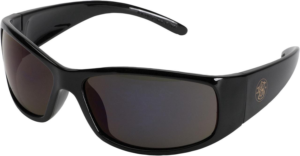 Main image of Smith and Wesson Safety Glasses (21303), Elite Safety Sunglasses, Smoke Anti-Fog Lenses with Black Frame