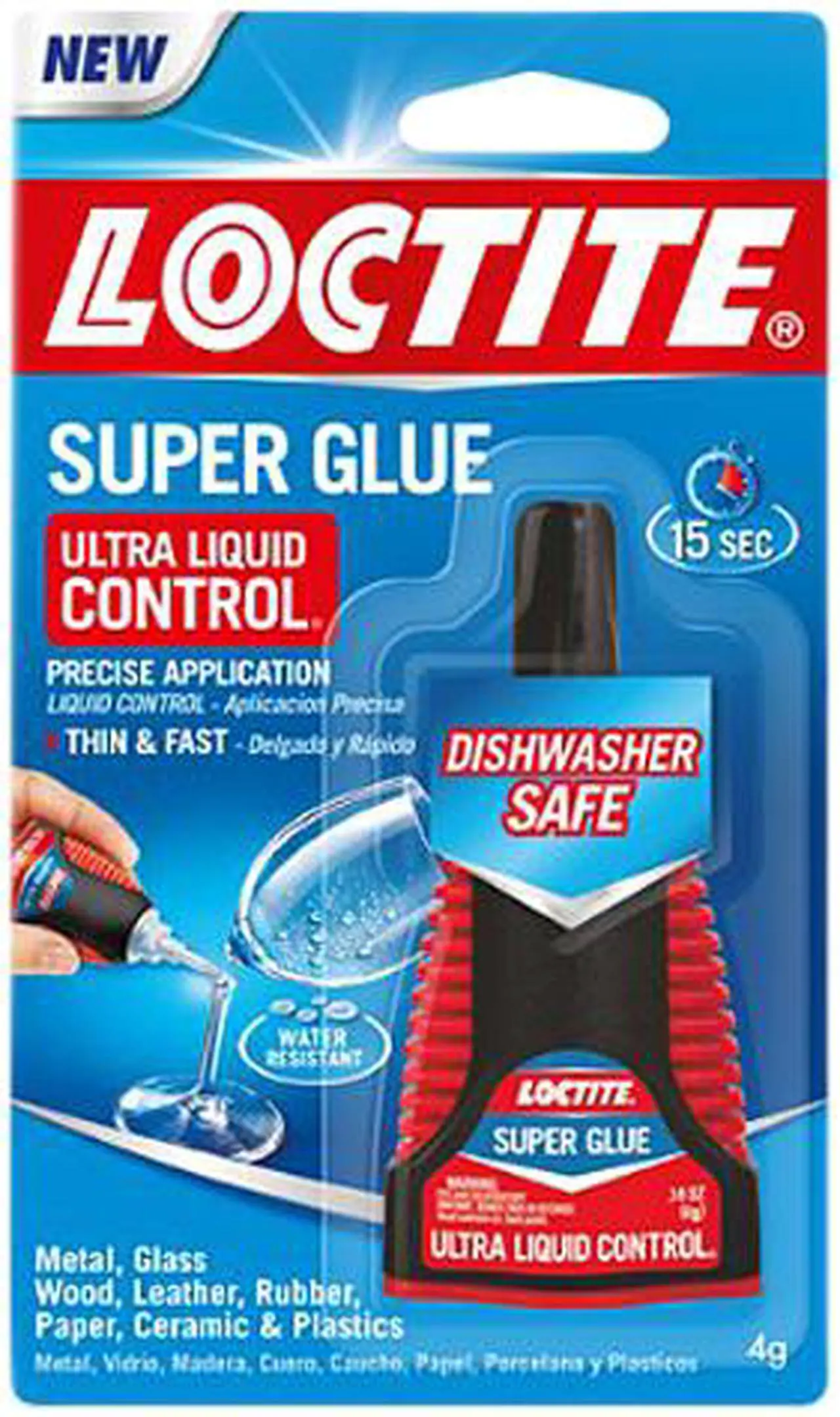 Main image of Loctite Liquid Super Glue Clear 0.14oz 1/ea 1647358