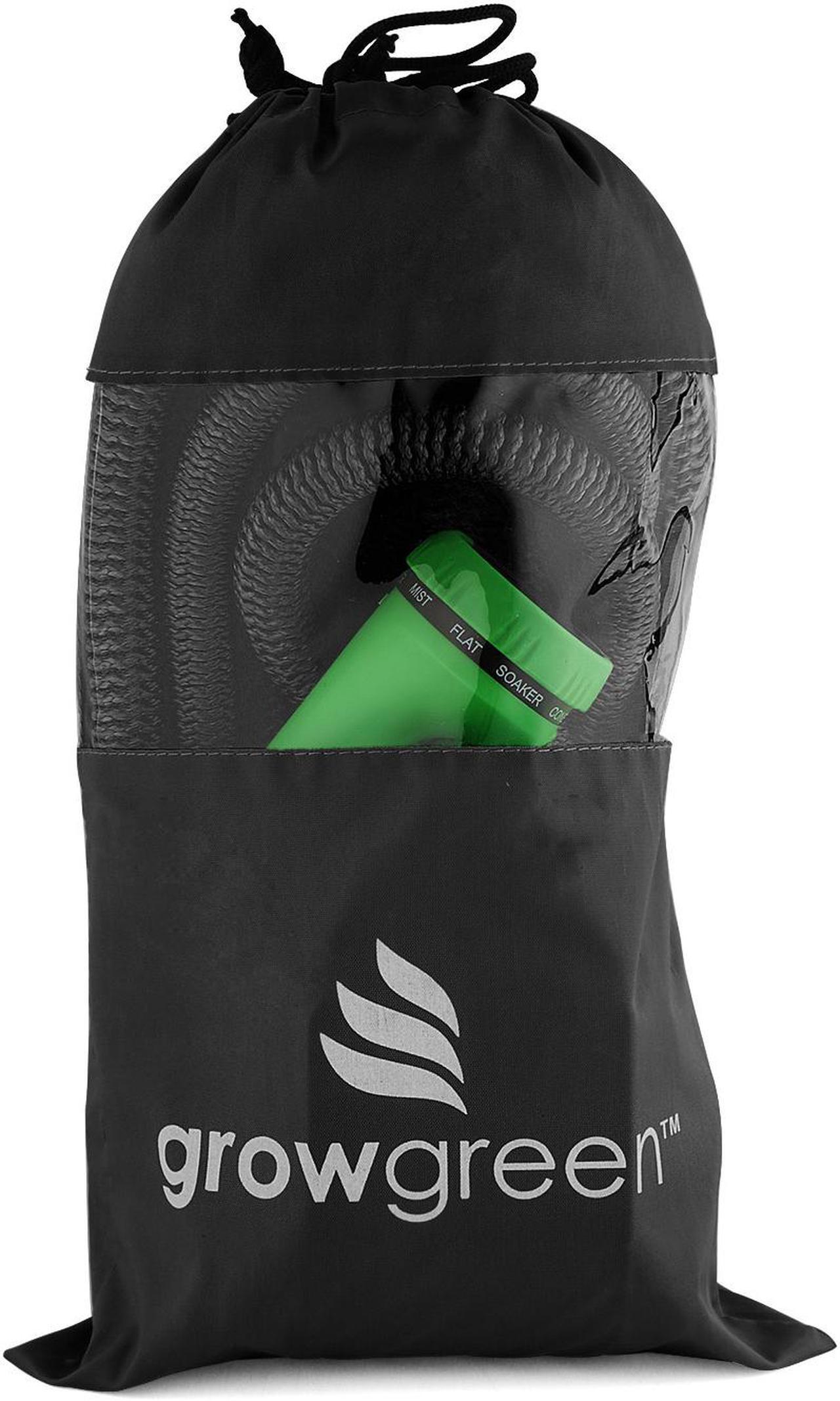 Alt view image 2 of 5 - GrowGreen Heavy Duty Expandable Garden Hose, Strongest Garden Hose with Solid Brass Connector, Flexible Water Hose with Storage Sack (75 Feet)