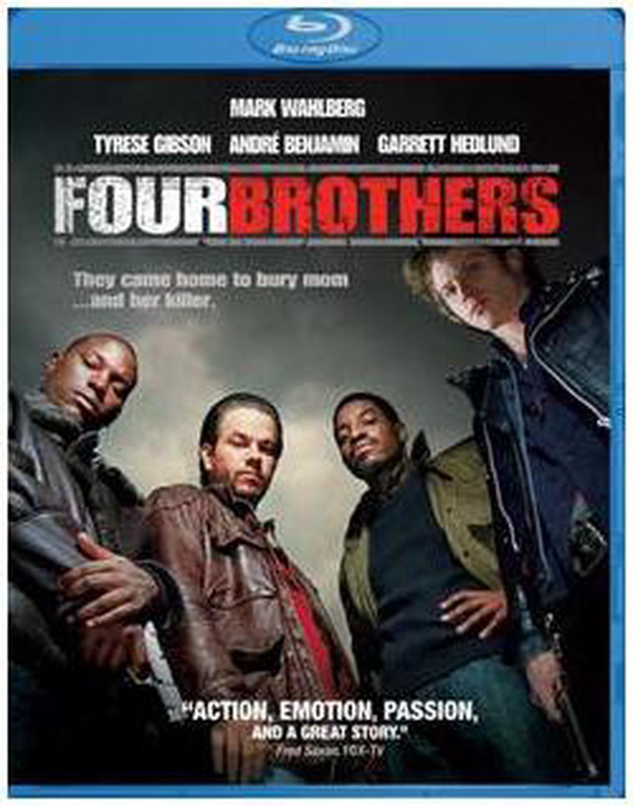Main image of Four Brothers Mark Wahlberg, Tyrese Gibson, Andre 3000, Garrett Hedlund, Terrence Howard, Josh Charles, Sofia Vergara, Fionnula Flanagan, Chiwetel Ejiofor, Taraji P. Henson