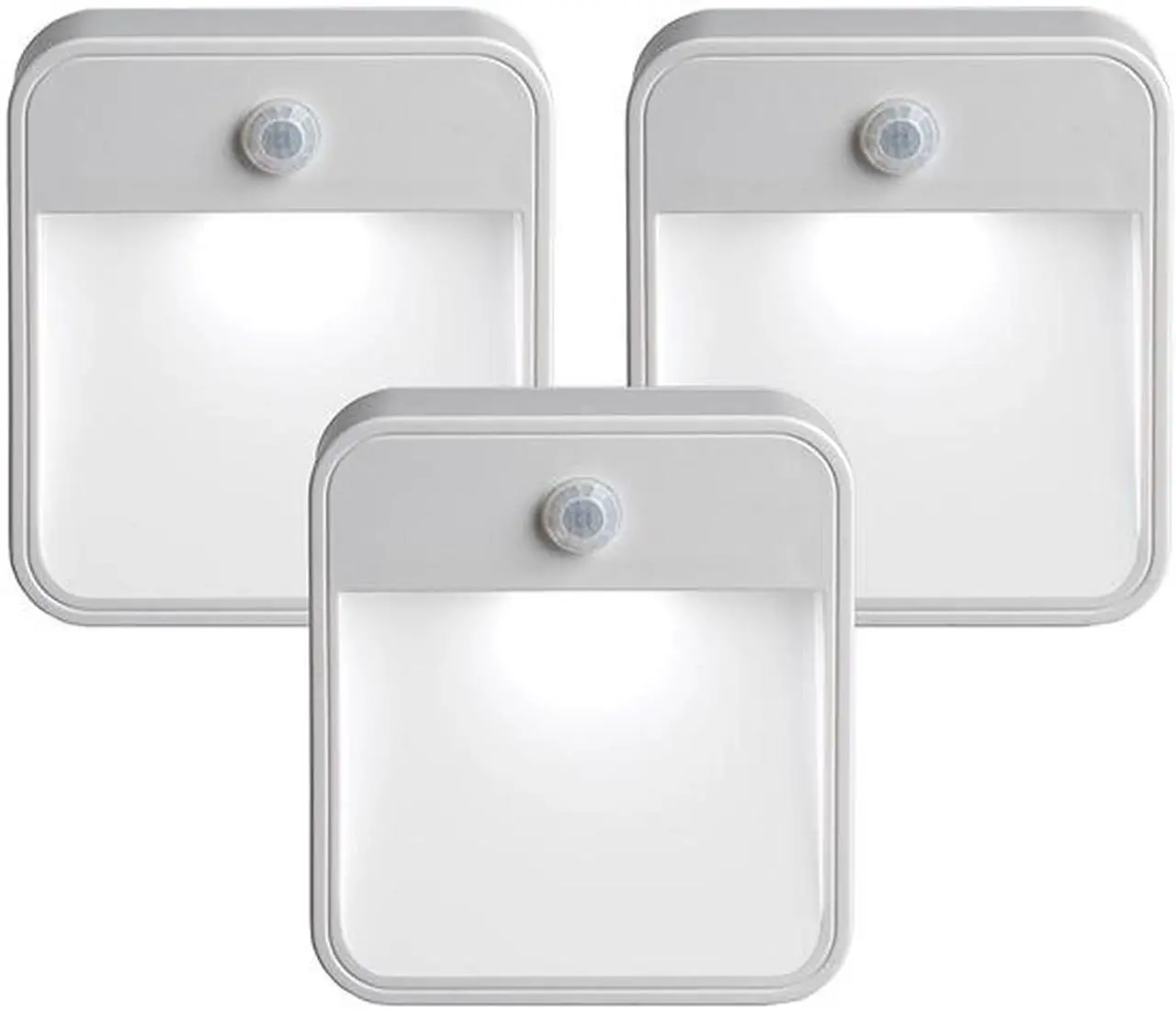 Main image of Mr Beams MB723 Wireless Motion Sensing 20 Lumen LED Stick Anywhere Light, White, 3-Pack