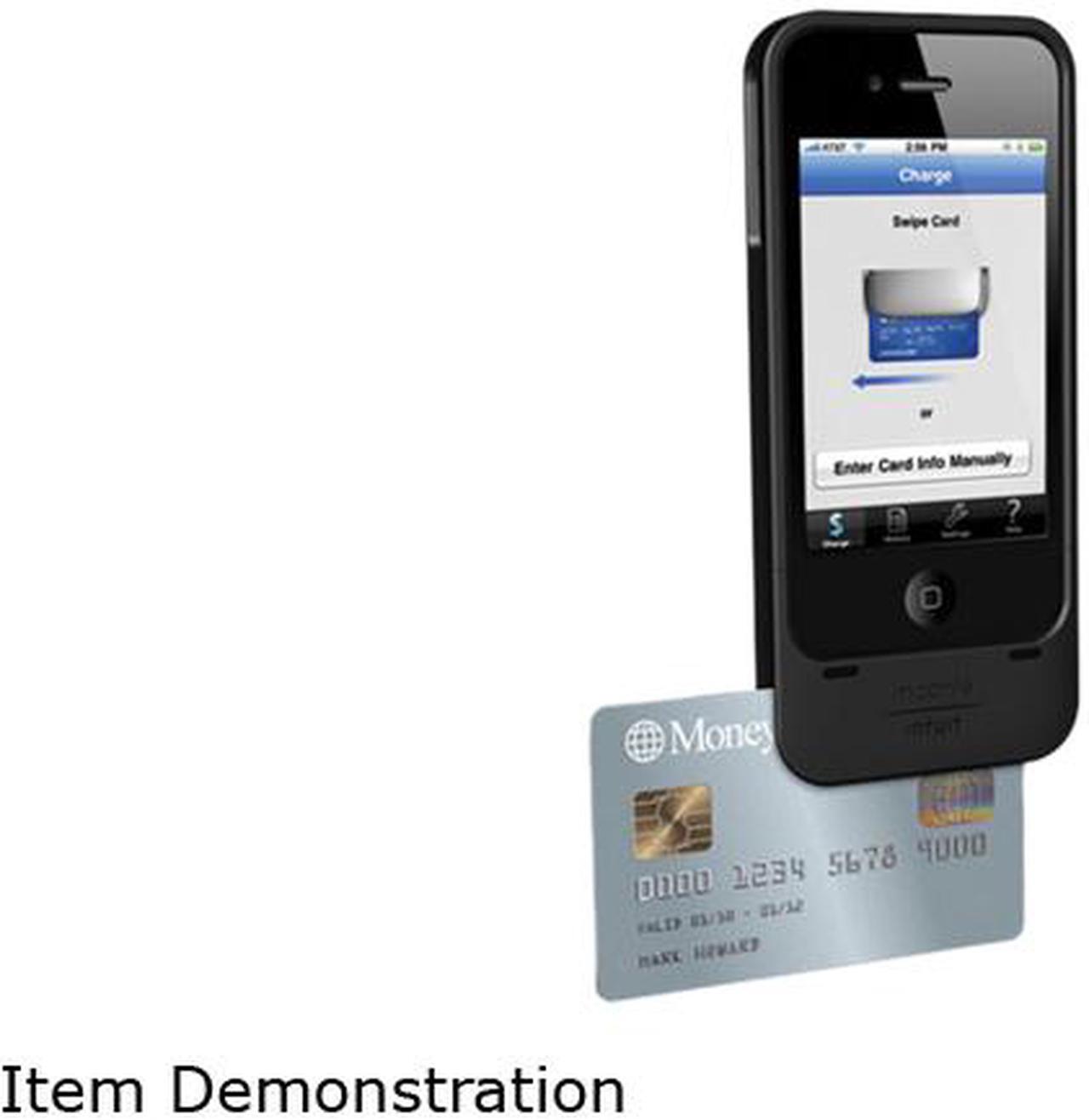 Main image of mophie Marketplace Credit Card Reader for Intuit GoPayment fits AT&T Apple iPhone 4