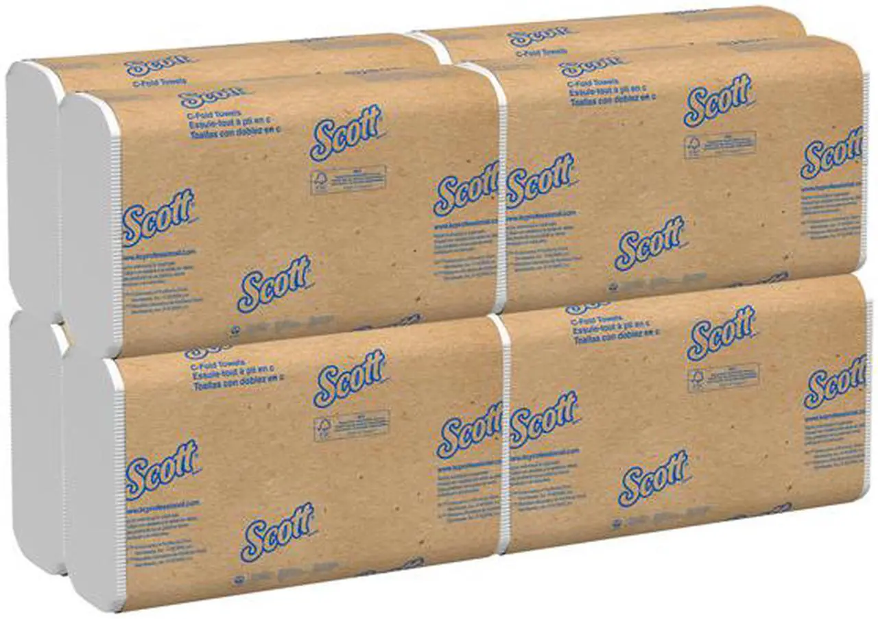 Alt view image 4 of 5 - Scott Essential C-Fold Towels, Convenience Case