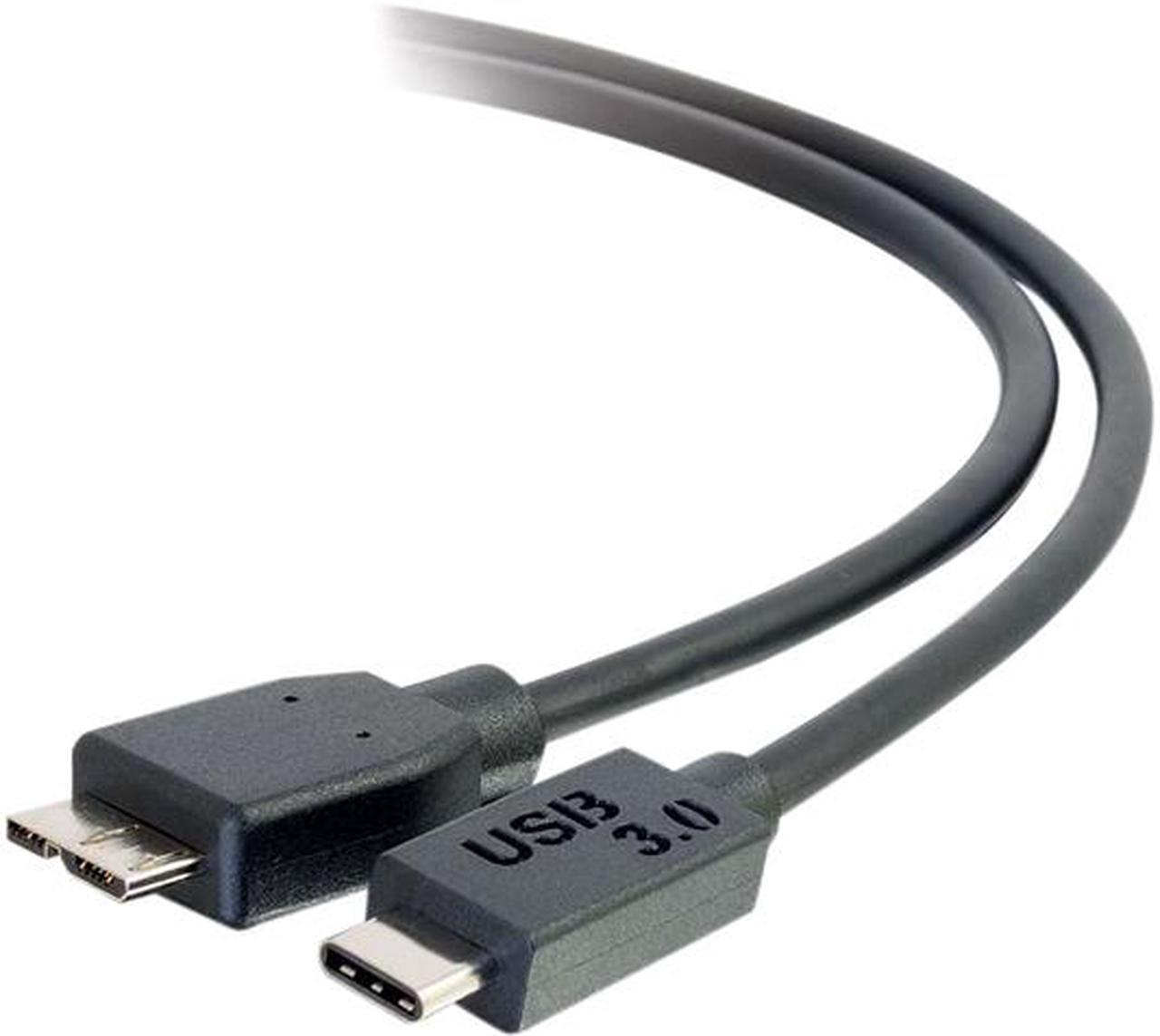 Main image of C2G 28864 10FT USB 3.0 (USB 3.1 GEN 1) USB-C TO USB MICRO-B CABLE M/M - BLACK
