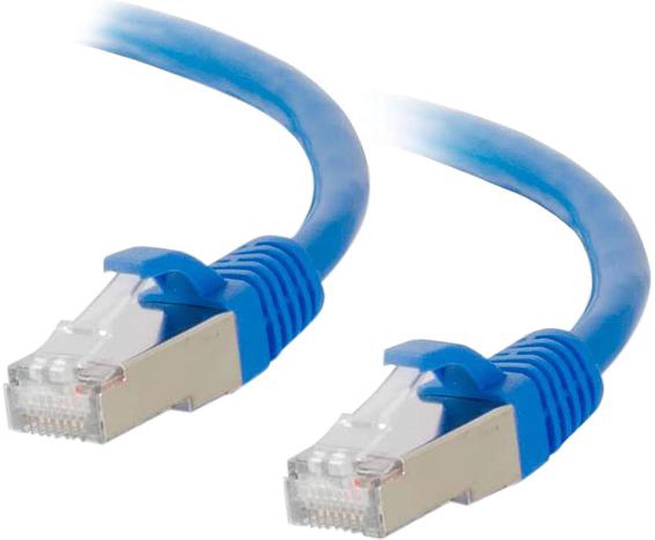 C2G 00679 Cat6a Cable - Snagless Shielded Ethernet Network Patch Cable, Blue (8 Feet, 2.43 Meters)