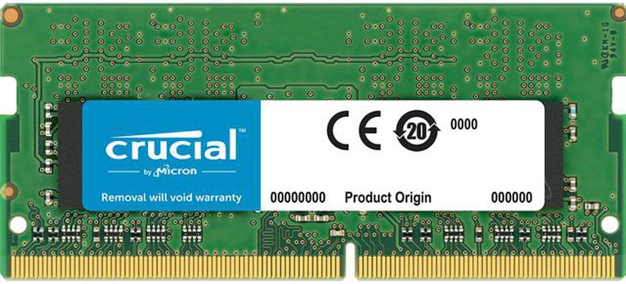 Crucial 8GB Single DDR4 2400 MT/s (PC4-19200) DR x8 SODIMM 260-Pin Memory - CT8G4SFD824A