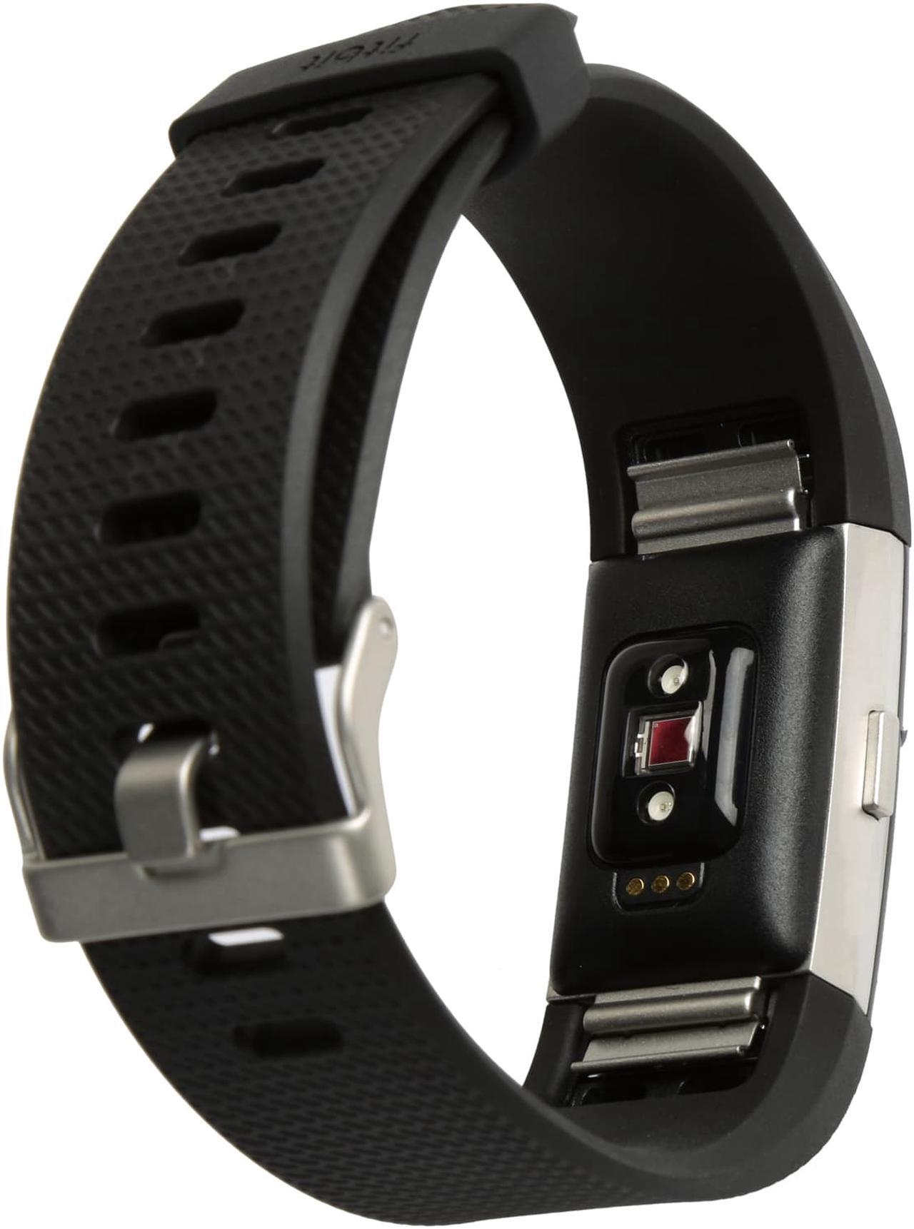 Alt view image 4 of 4 - Fitbit Charge 2 Heart Rate and Fitness Wristband Large - Black