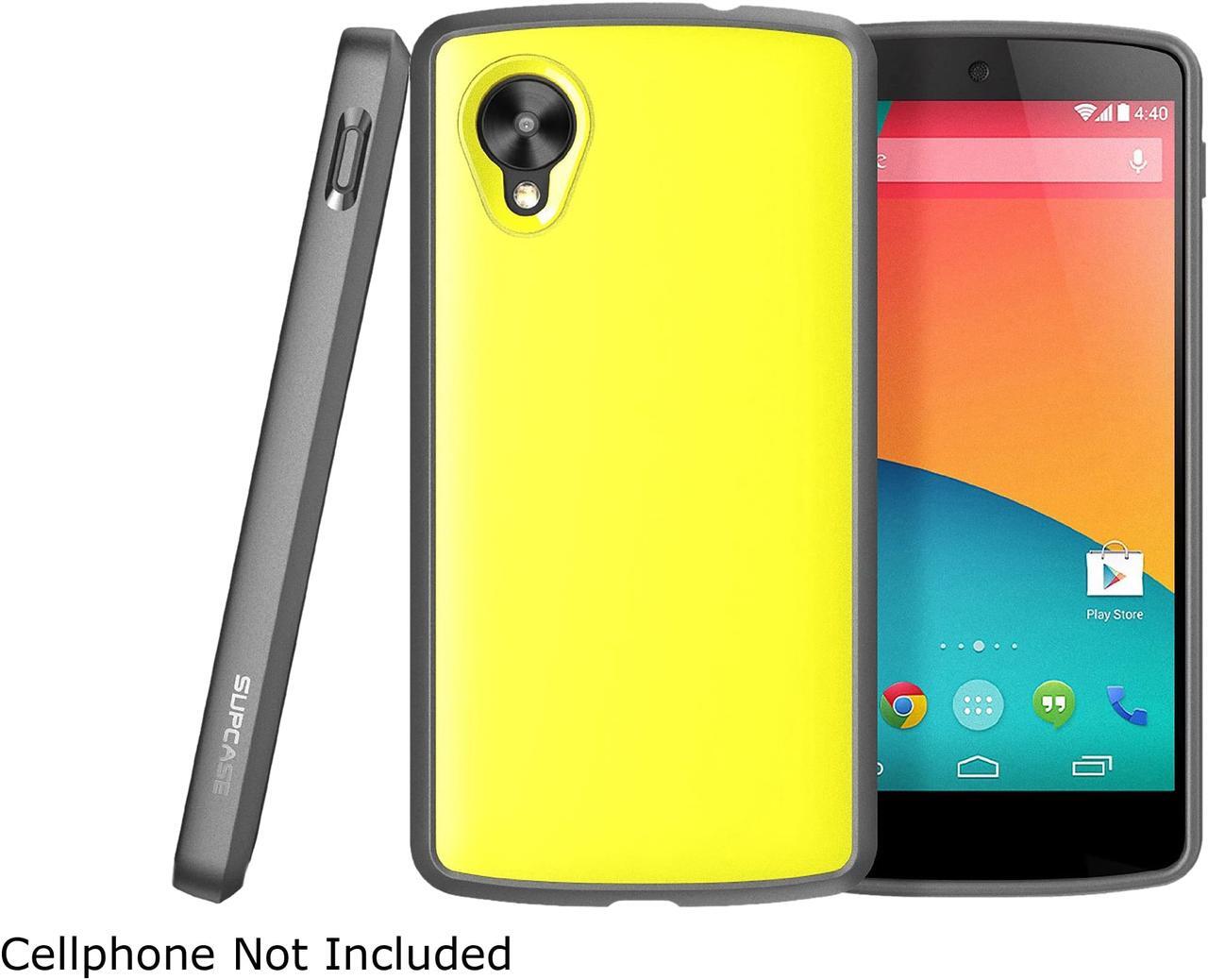 Main image of SUPCASE Google Nexus 5 Unicorn Beetle Premium Hybrid Protective Case (Yellow/Gray) - Not Fit LG Google Nexus 4