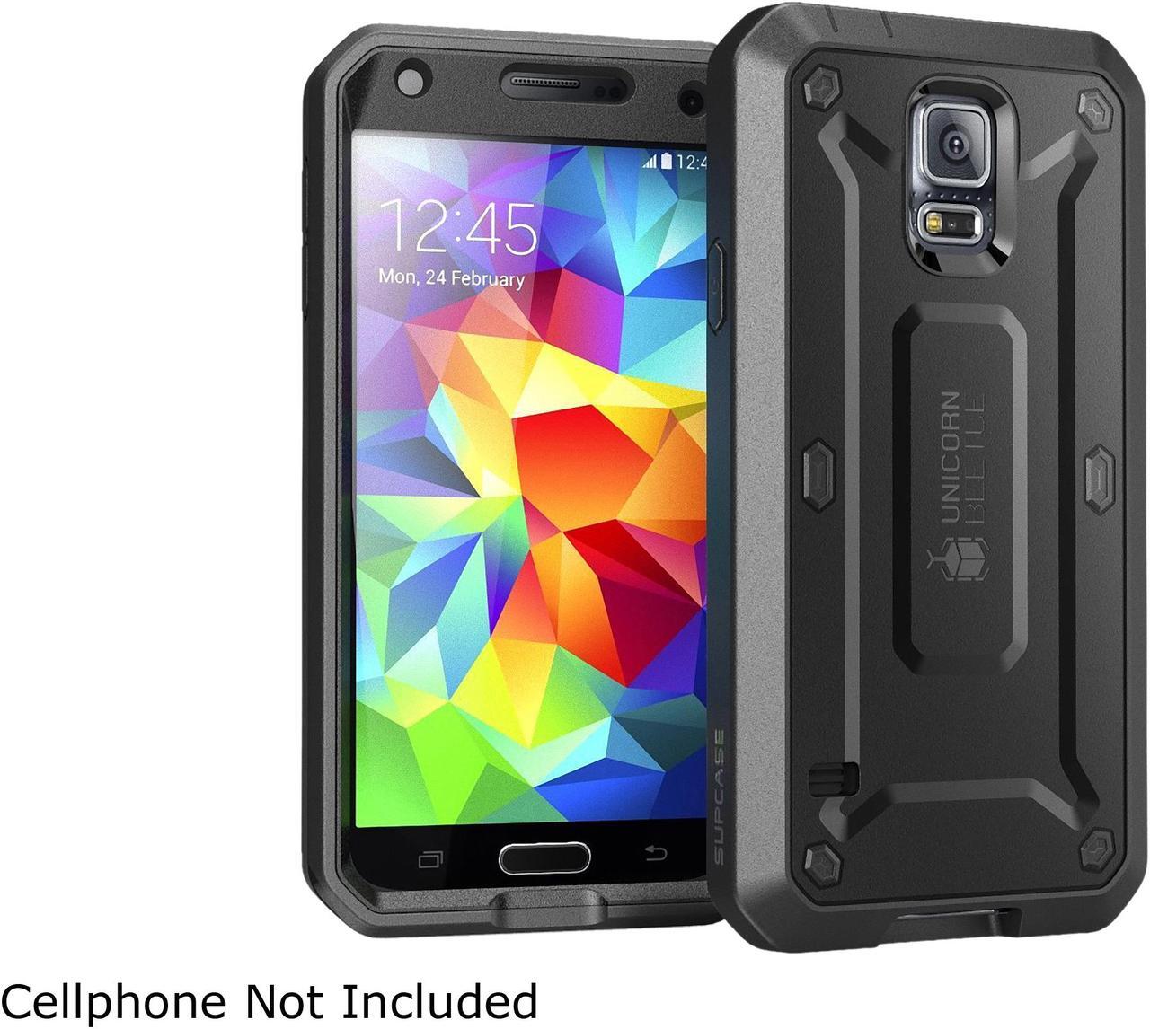 Main image of SUPCASE Samsung Galaxy S5 Case - Unicorn Beetle PRO Series Full-body Hybrid Protective Case with Built-in Screen Protector (Black/Black), Dual Layer Design/Impact Resistant Bumper Prime