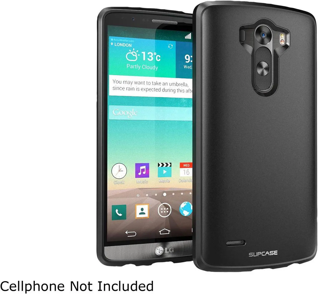 Main image of SUPCASE LG G3 Case - Unicorn Beetle Premium Hybrid Protective Case (Black/Black)