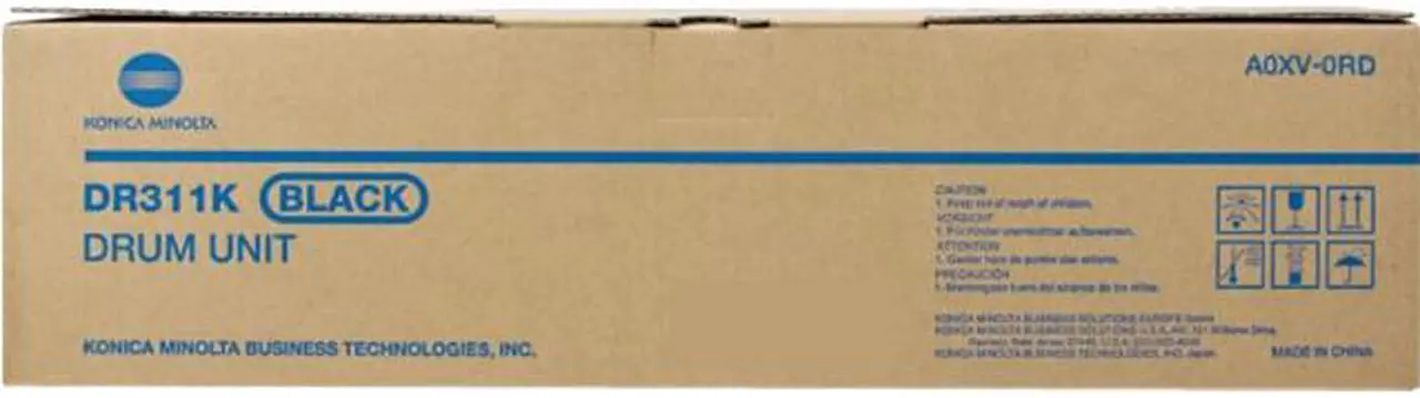 Main image of Black Drum Unit for Konica Minolta A0XV0RD bizhub C220, bizhub C280, bizhub C360, Genuine Konica Minolta Brand